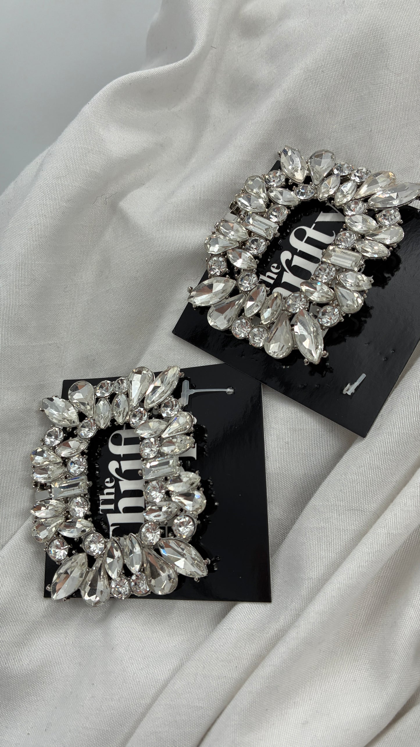 Rhinestone Crystal Shoe Clips