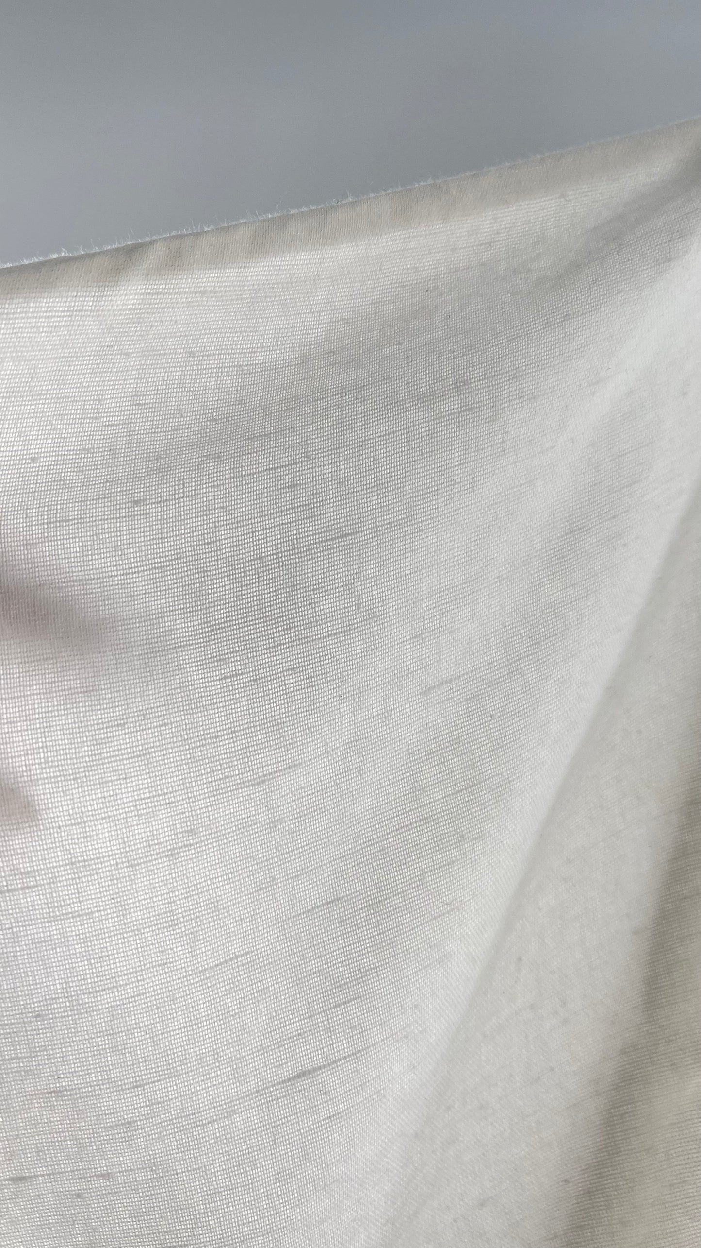 Intimately Free People Linen/Cotton White Cape with Embroidery Design (Medium)