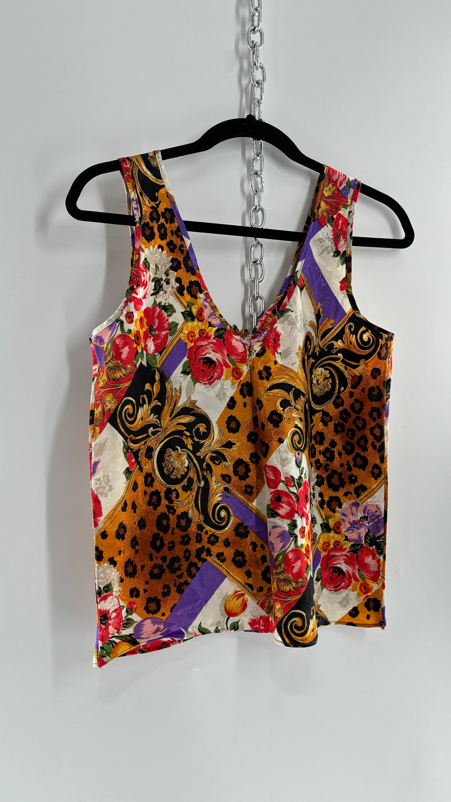 Vintage CORINNA Leopard Patterned Camisole (Medium)