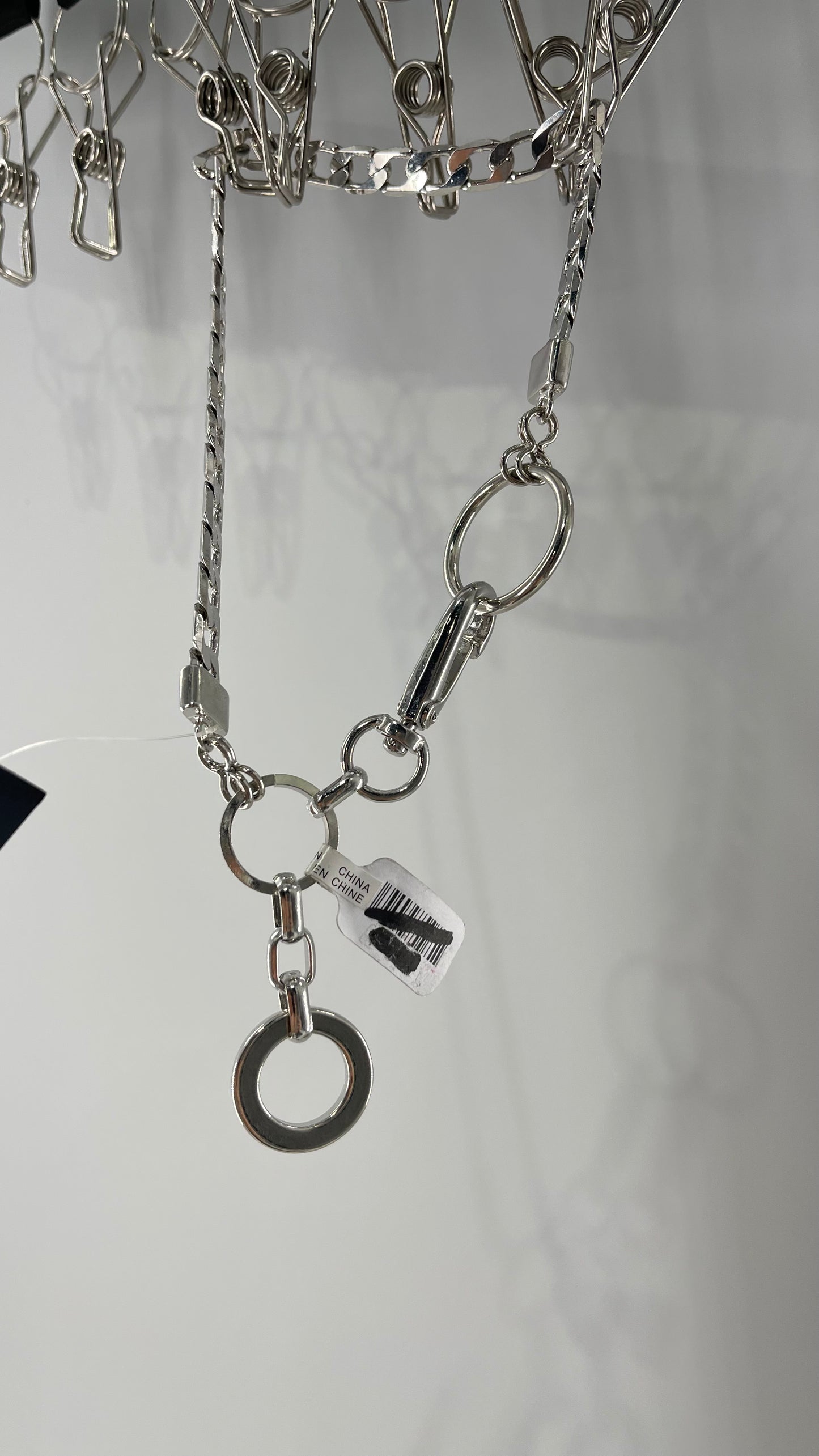 Urban Outfitters Silver Chain Link Choker/Buckle Chain