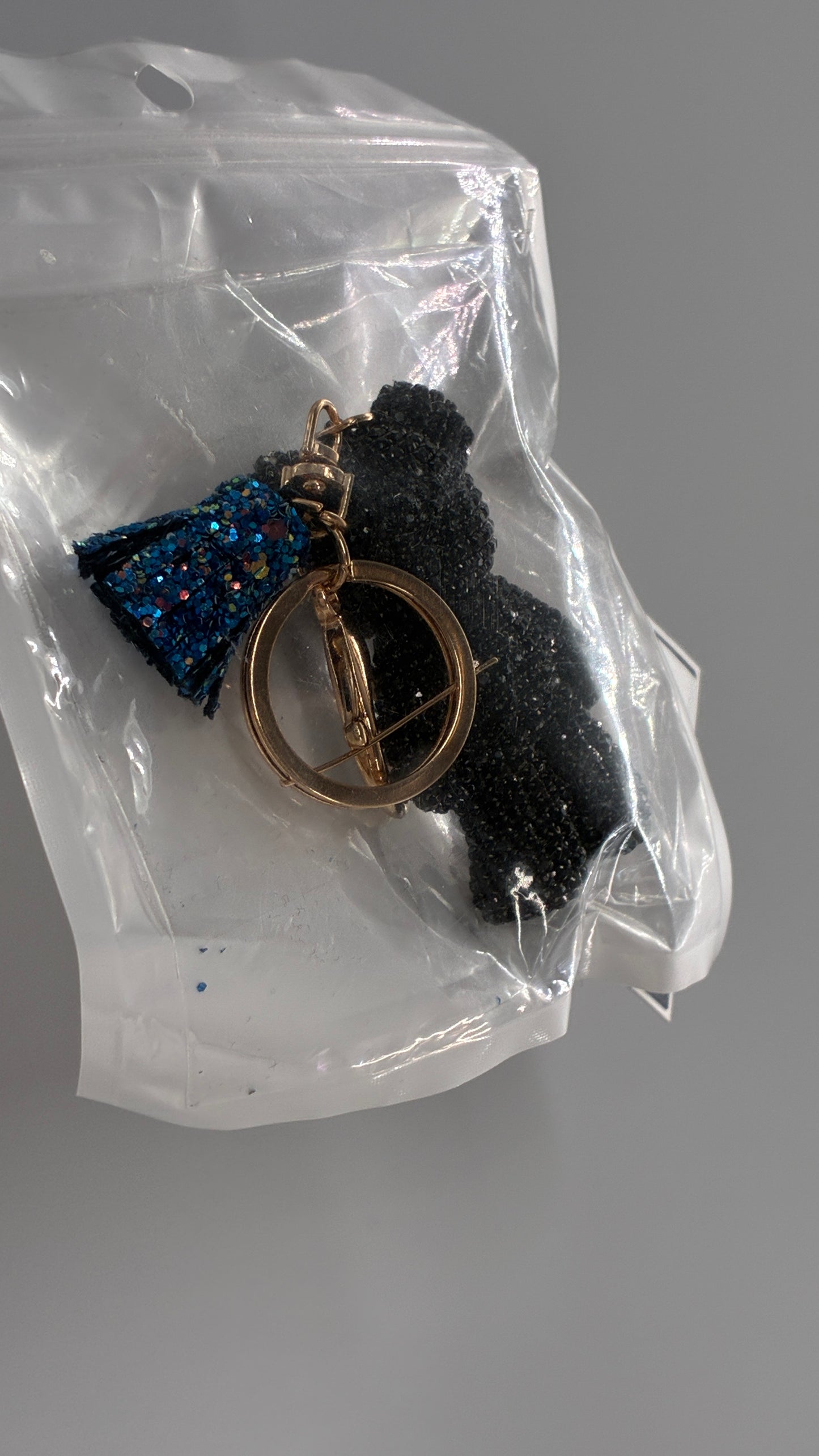 Bedazzled Bear Keychain