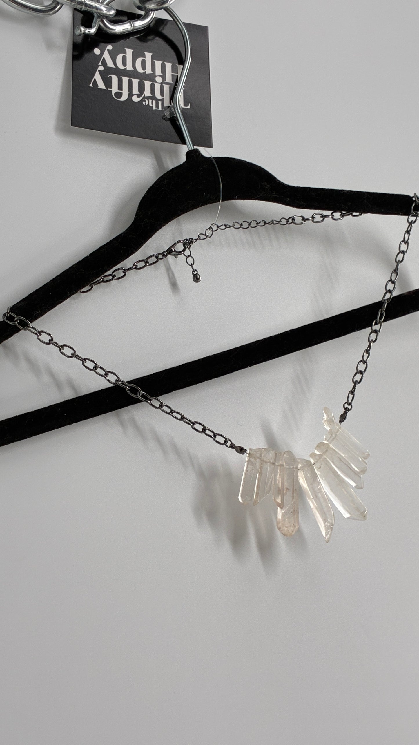 Crystal Shards Choker Necklace