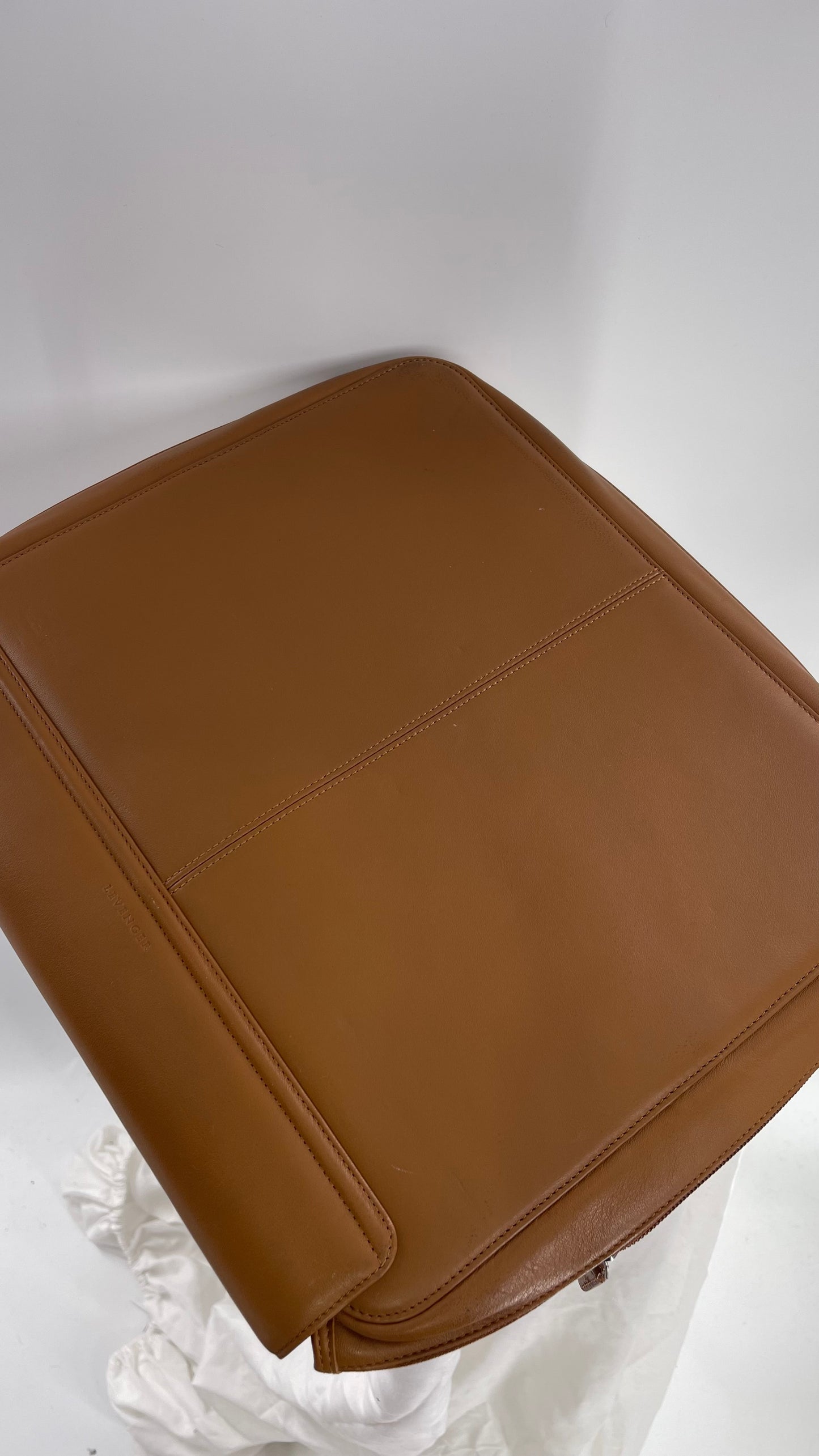 Levenger Genuine Leather Laptop Case/Briefcase Binder Portfolio