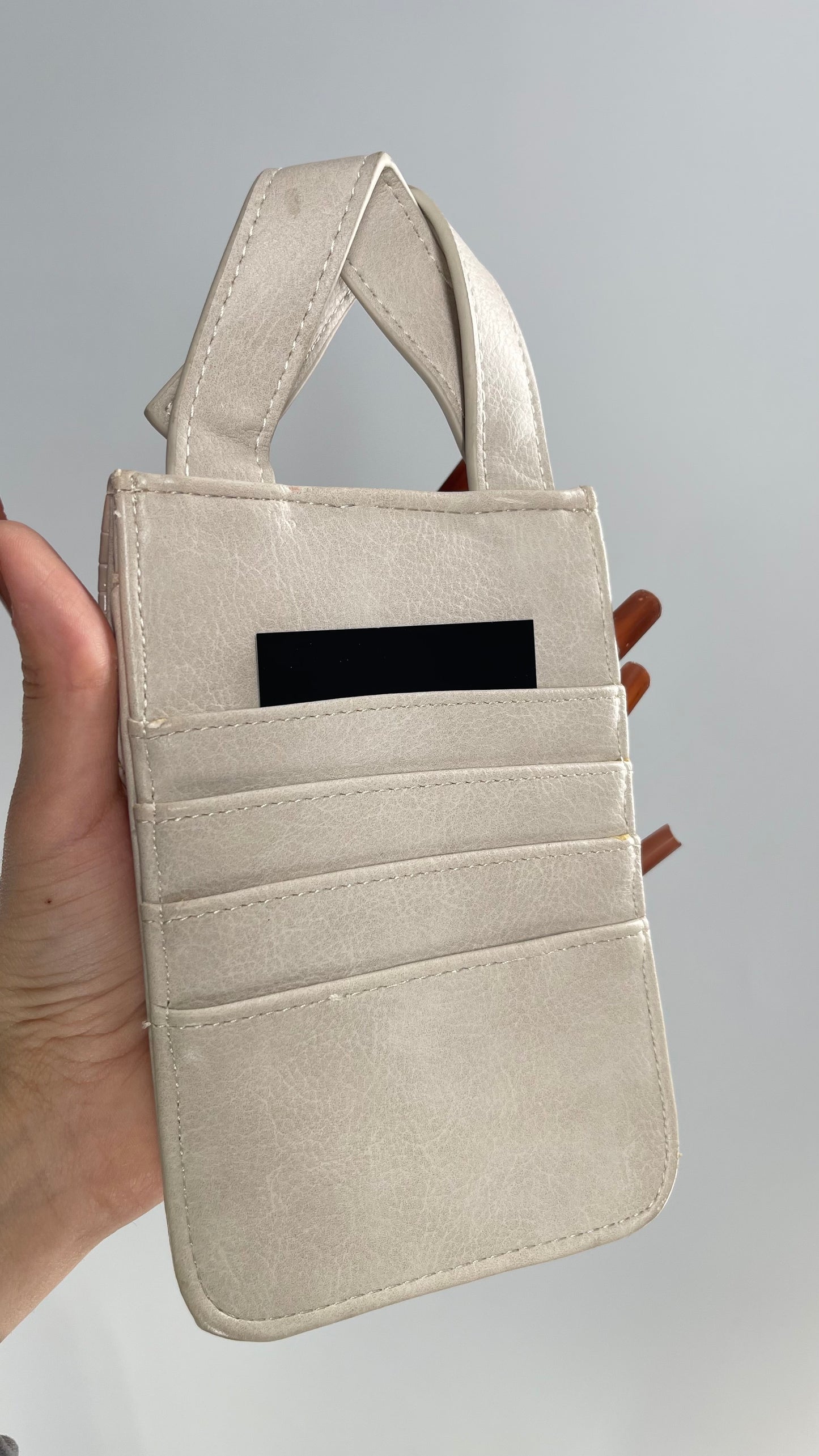 Free People Beige Belt Bag Wallet