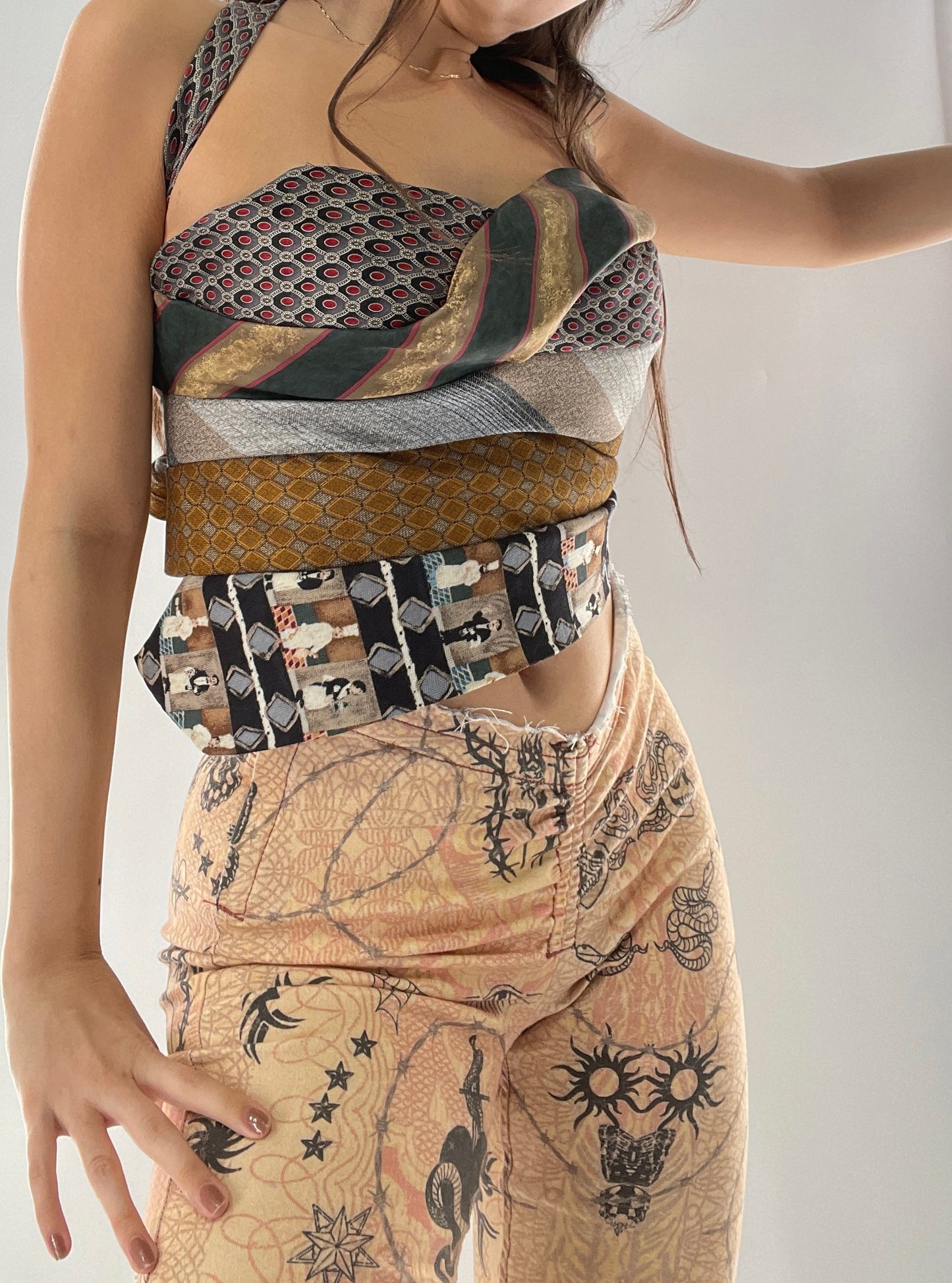 All Tied Up Custom Handmade Top (One Size)