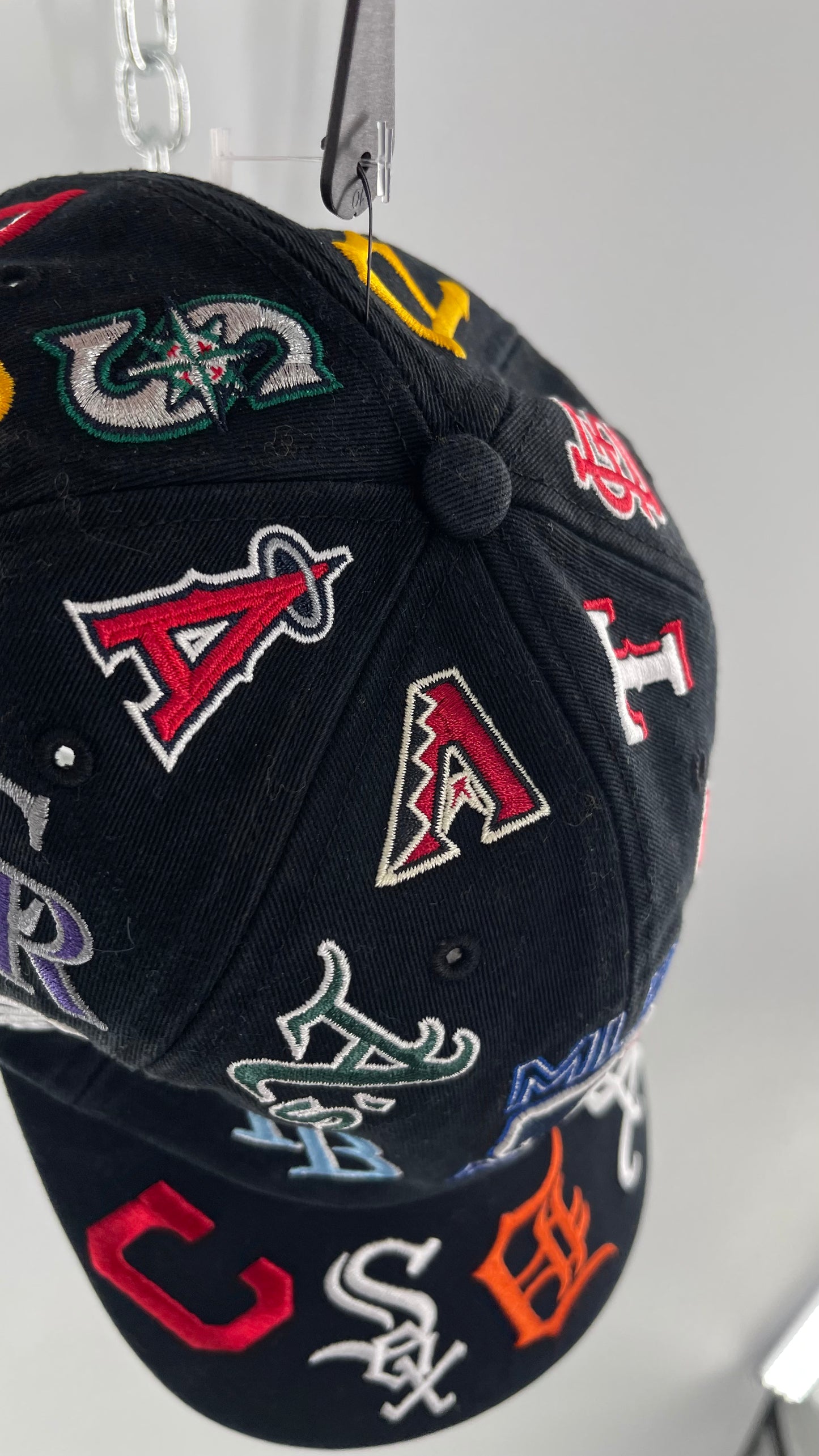 MLB Black Logo Baseball Hat