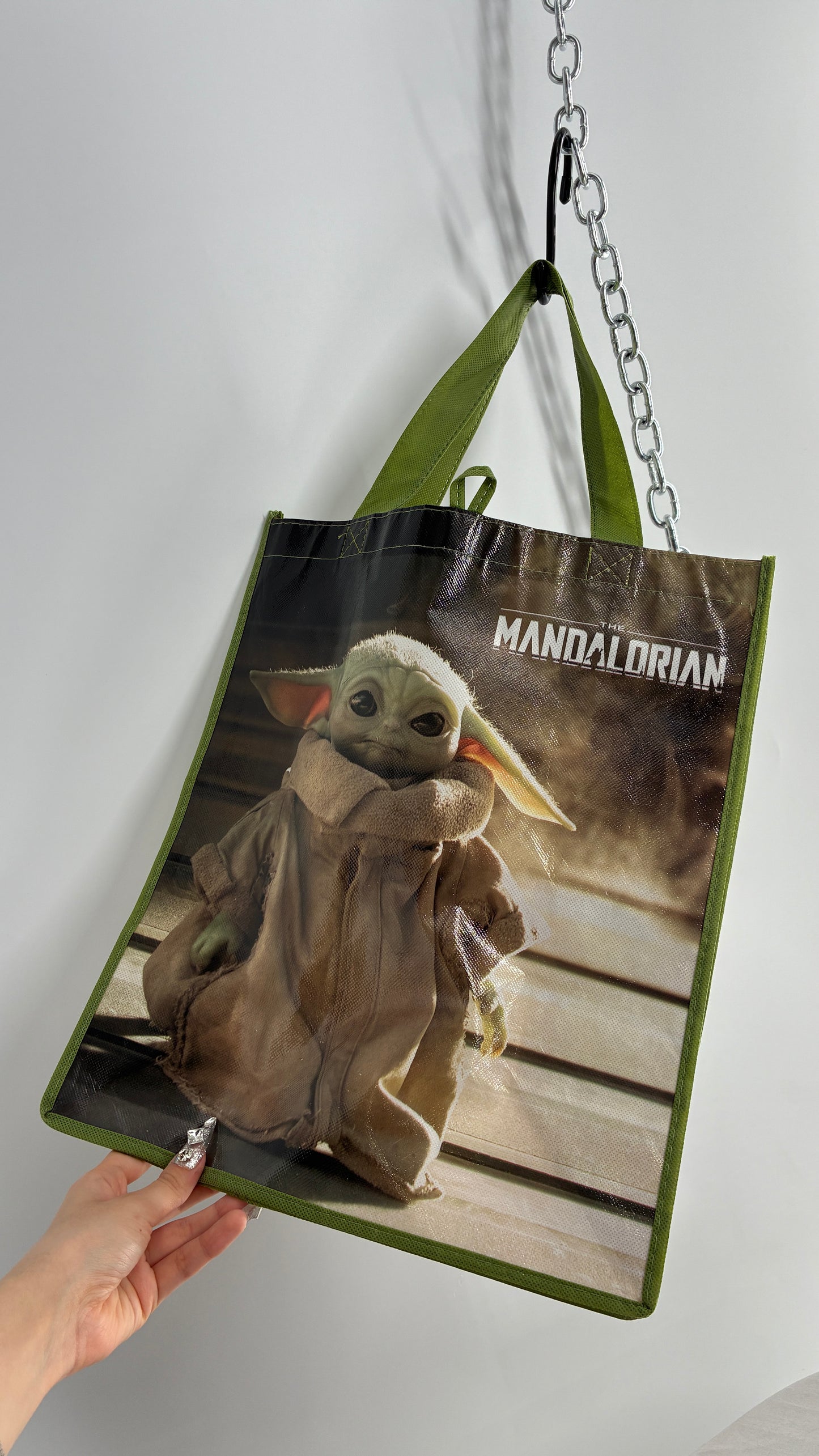 Baby Yoda Star Wars Reusable Grocery Tote Bag