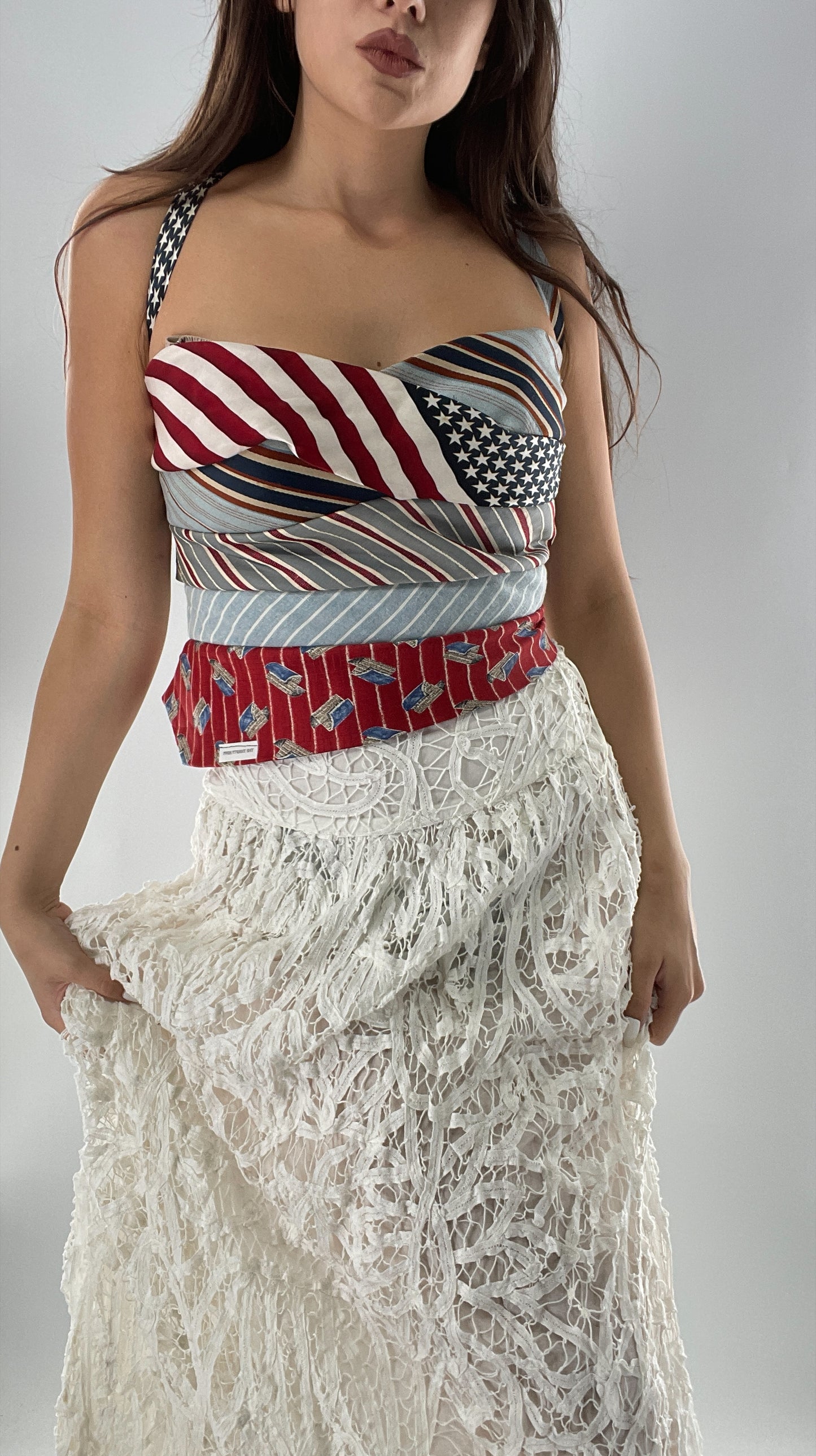 All Tied Up Custom Fourth of July (One Size)