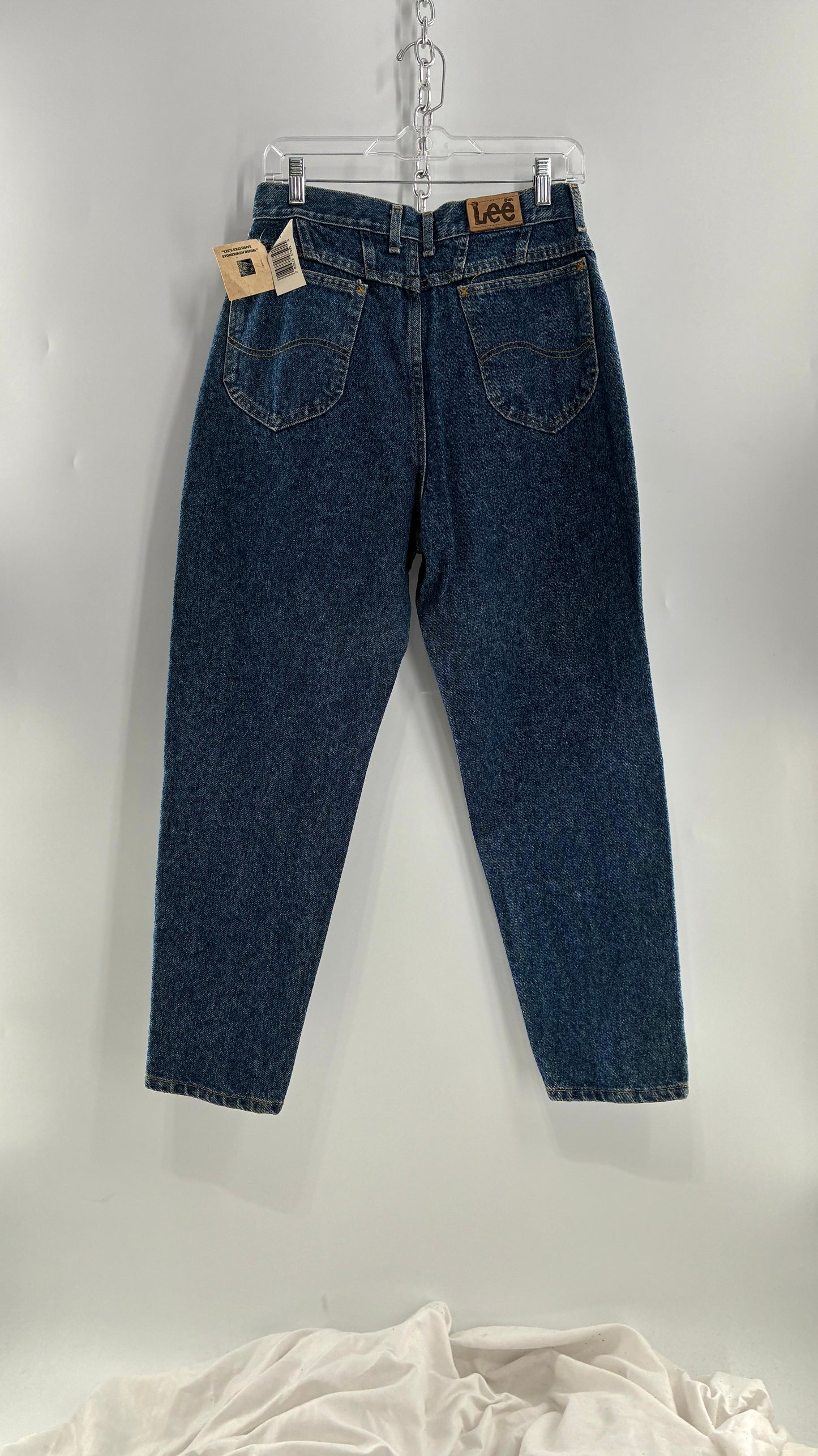 Deadstock Vintage 1980s Lee Stone Wash Mom Jean (12P)