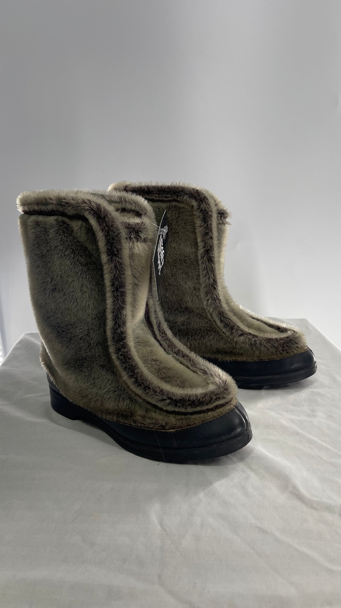 Vintage 1970s YODELERS Fur Boots (7)