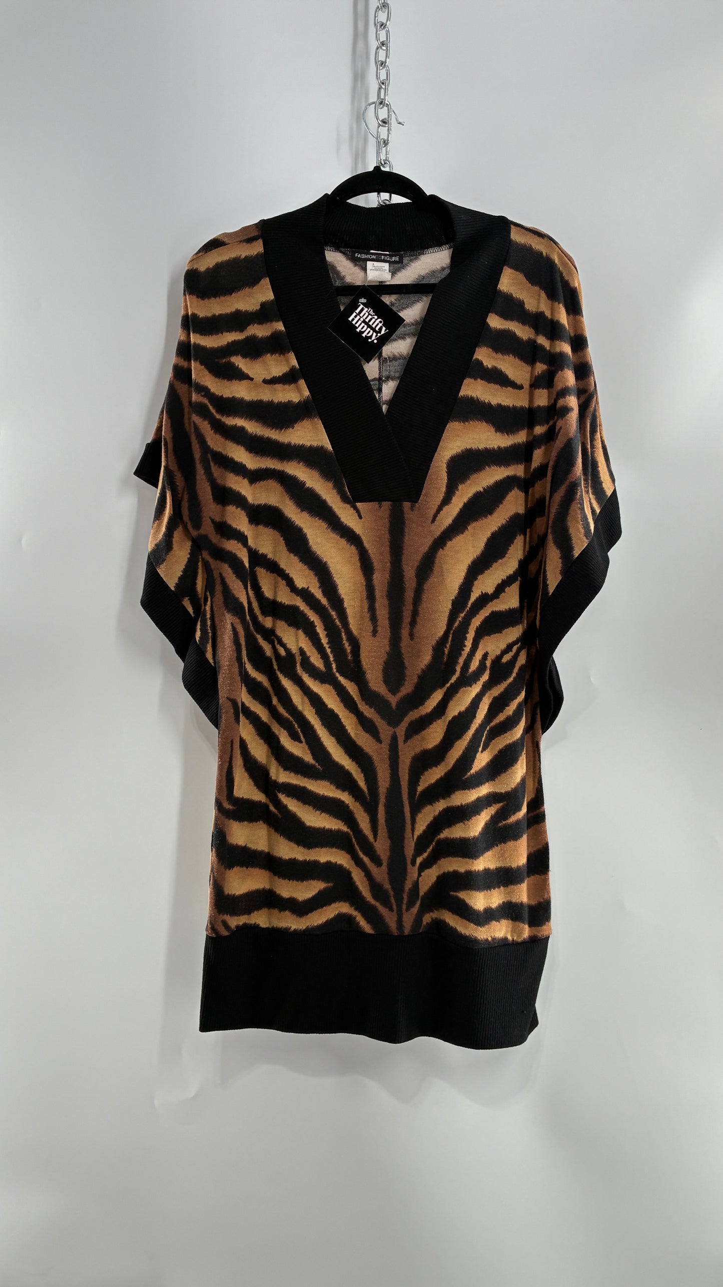 Vintage FASHION TO FIGURE Slouchy Sweater/Micro Mini Dress (XXXL)