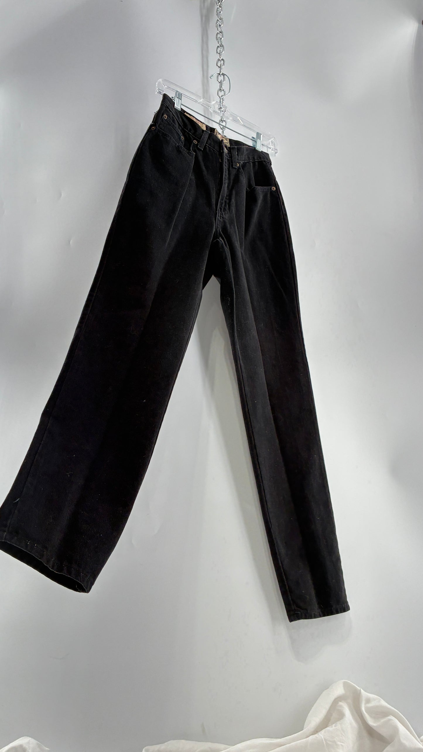 Deadstock Vintage 1980s EXPRESS Black High Waisted Mom Jean (5/6)