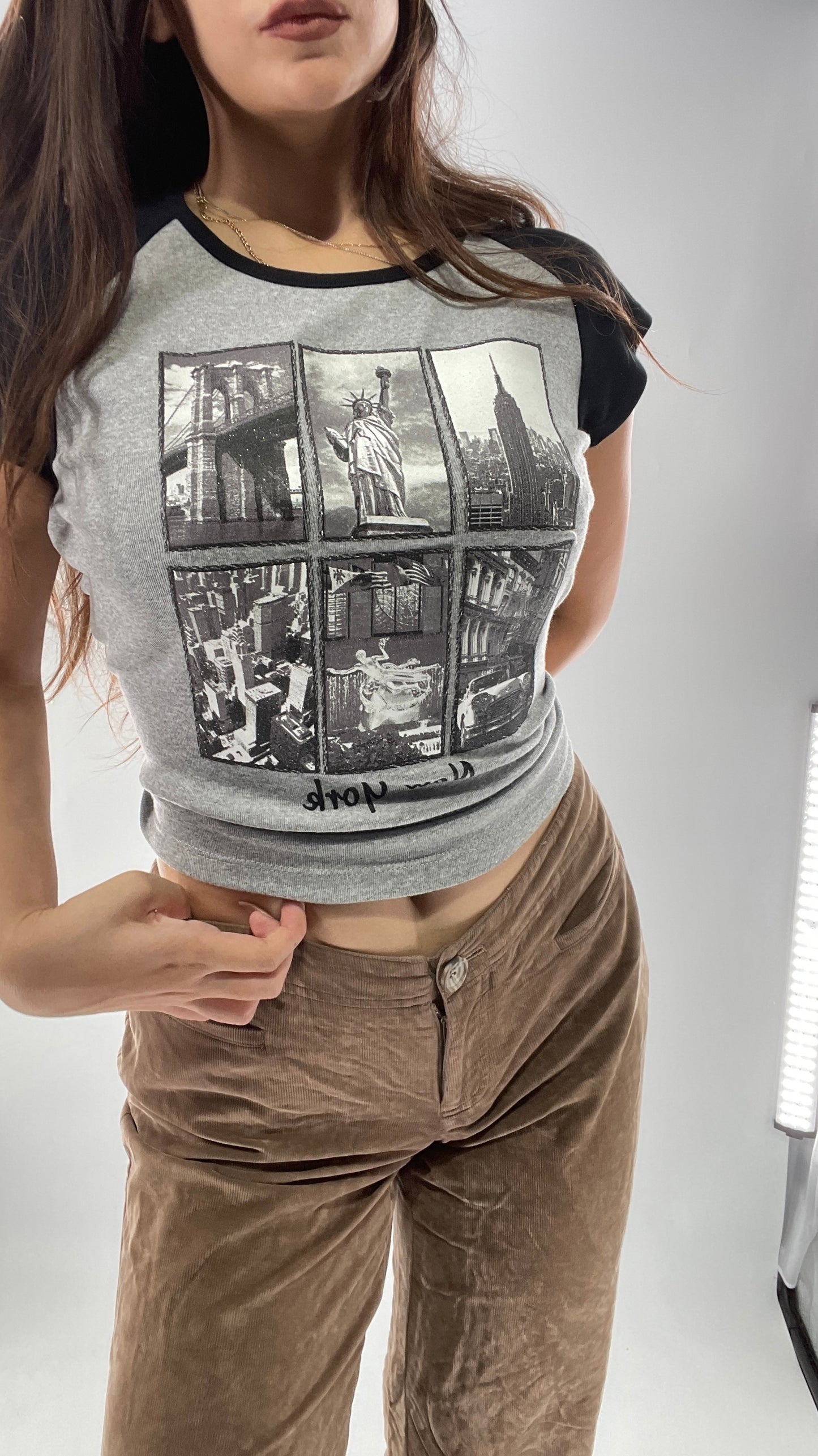 Deadstock 1990s Vintage Kavio! New York Glitter Baby T (XL)