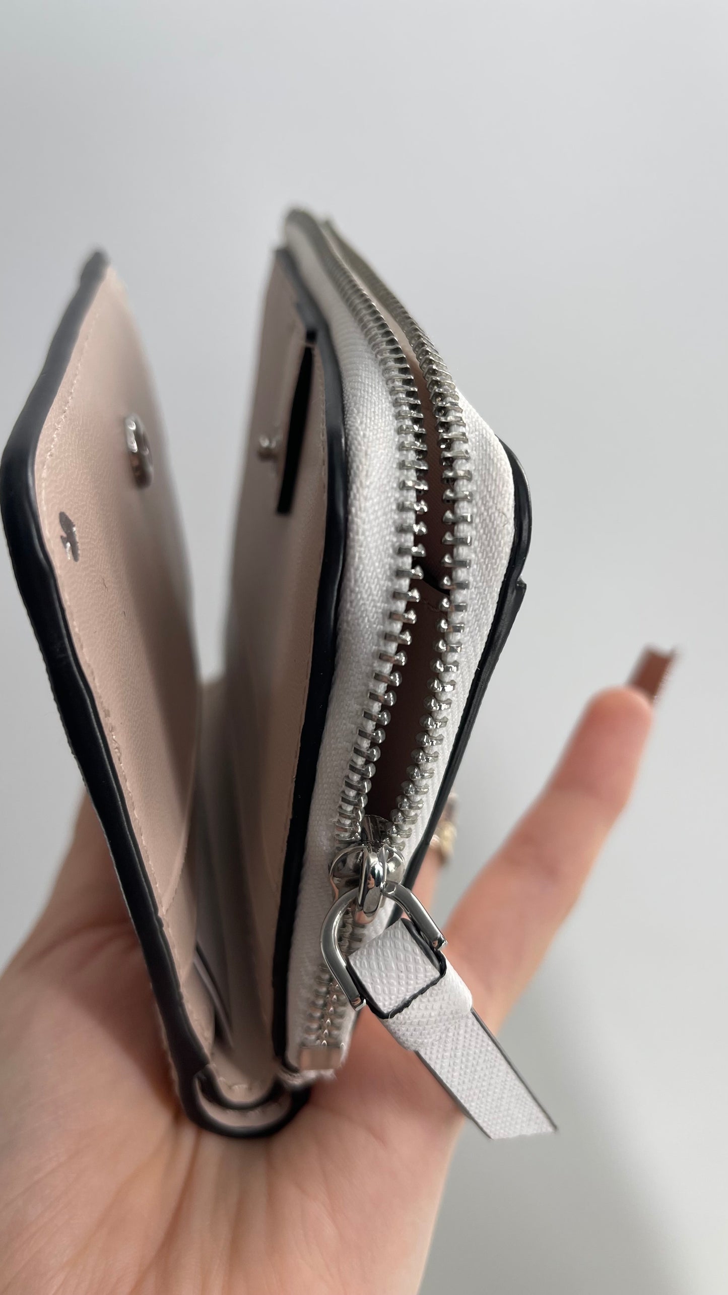 Kate Spade Tan and White Wallet with Tags Attached
