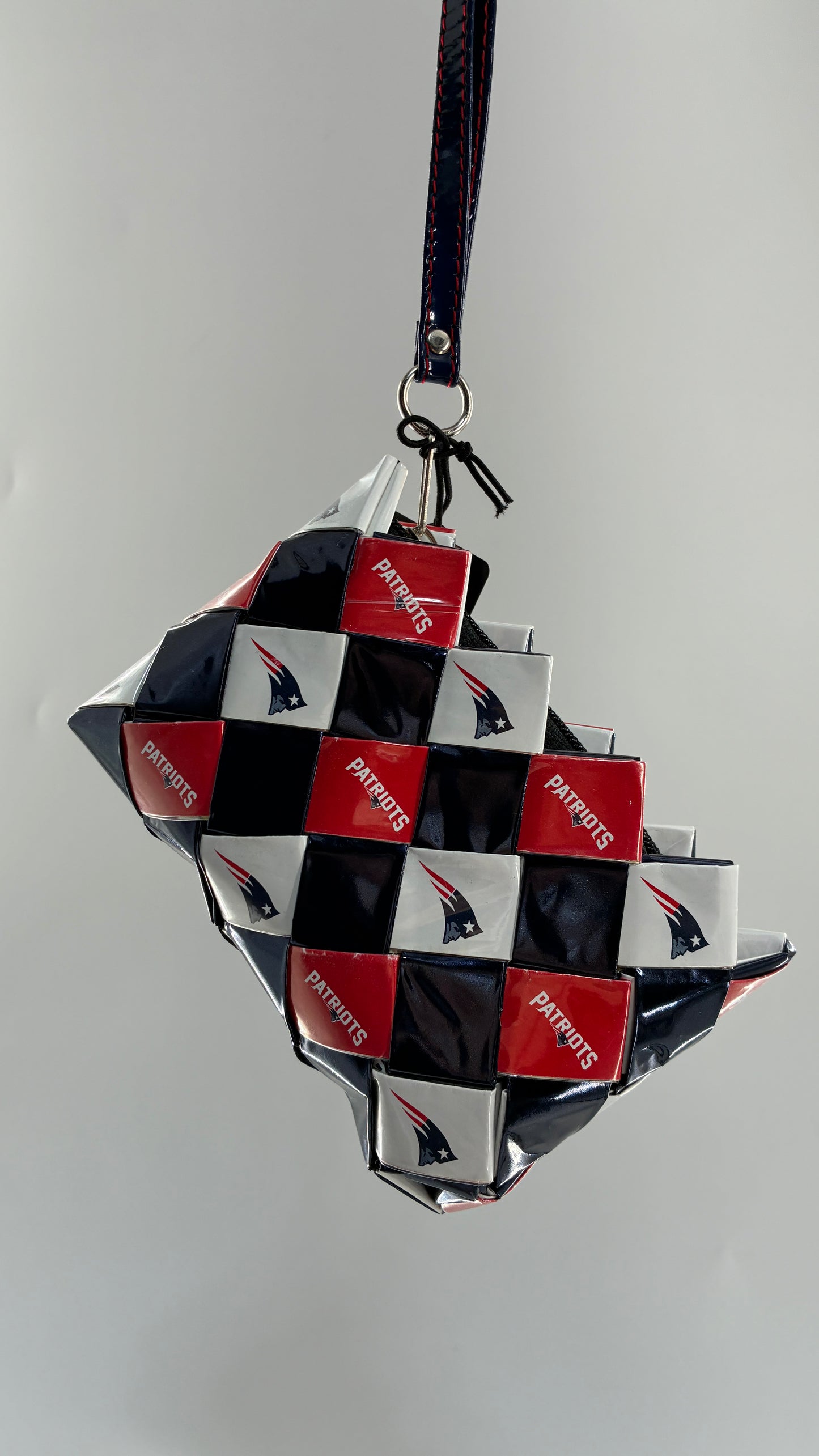 Deadstock Vintage PATRIOTS OLLIN NFL Wristlet Made in Mexico