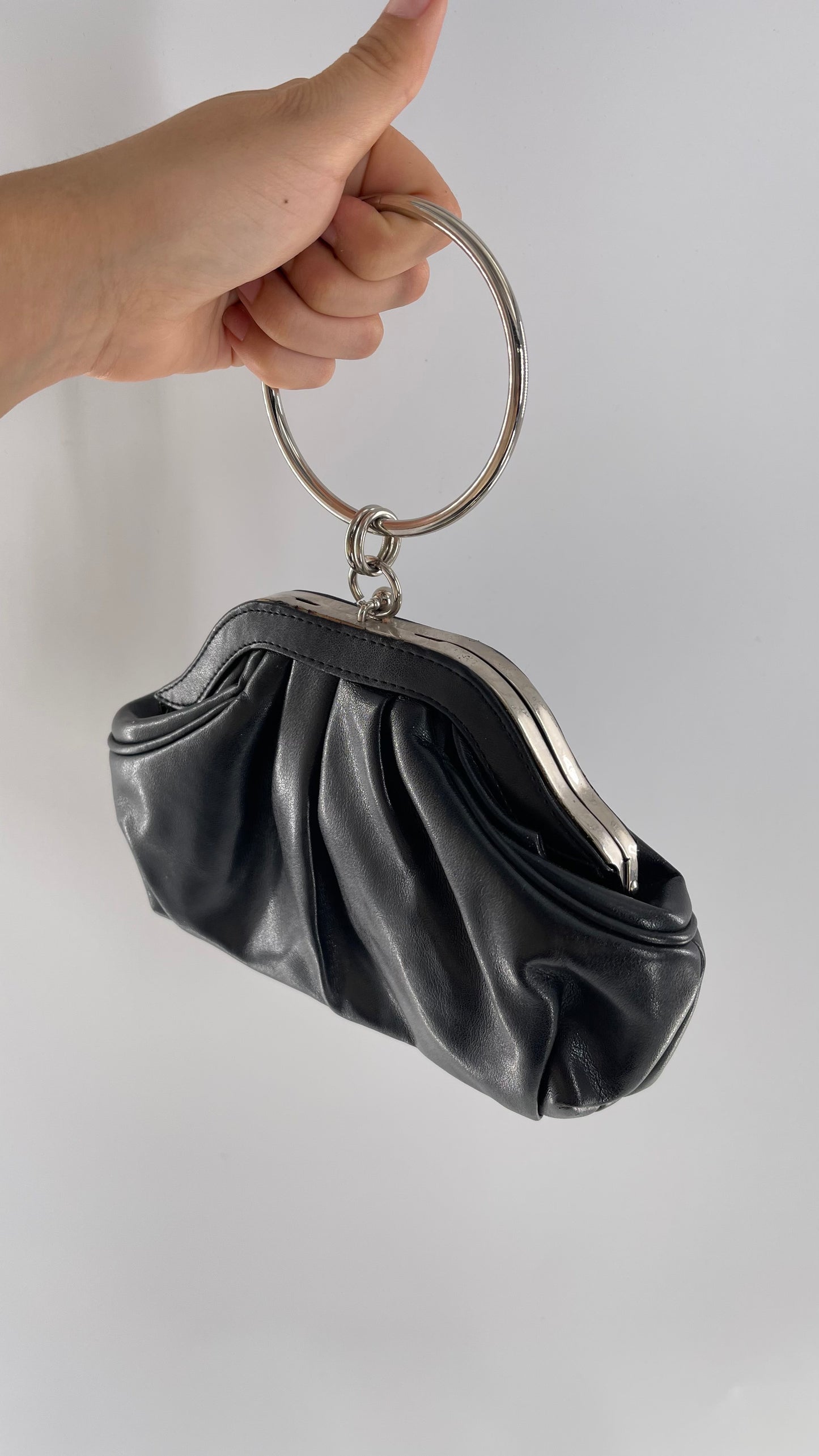 ALDO Black Leather Mini Purse