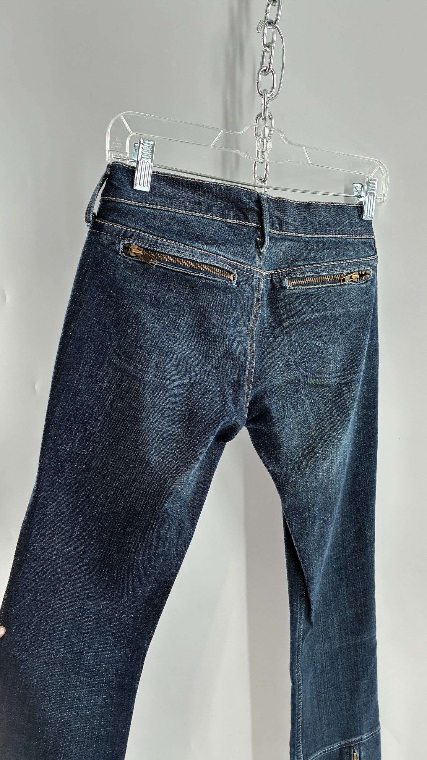 Vintage Mavi Low Rise Jeans with Zippered Bum and Ankle Details (25)