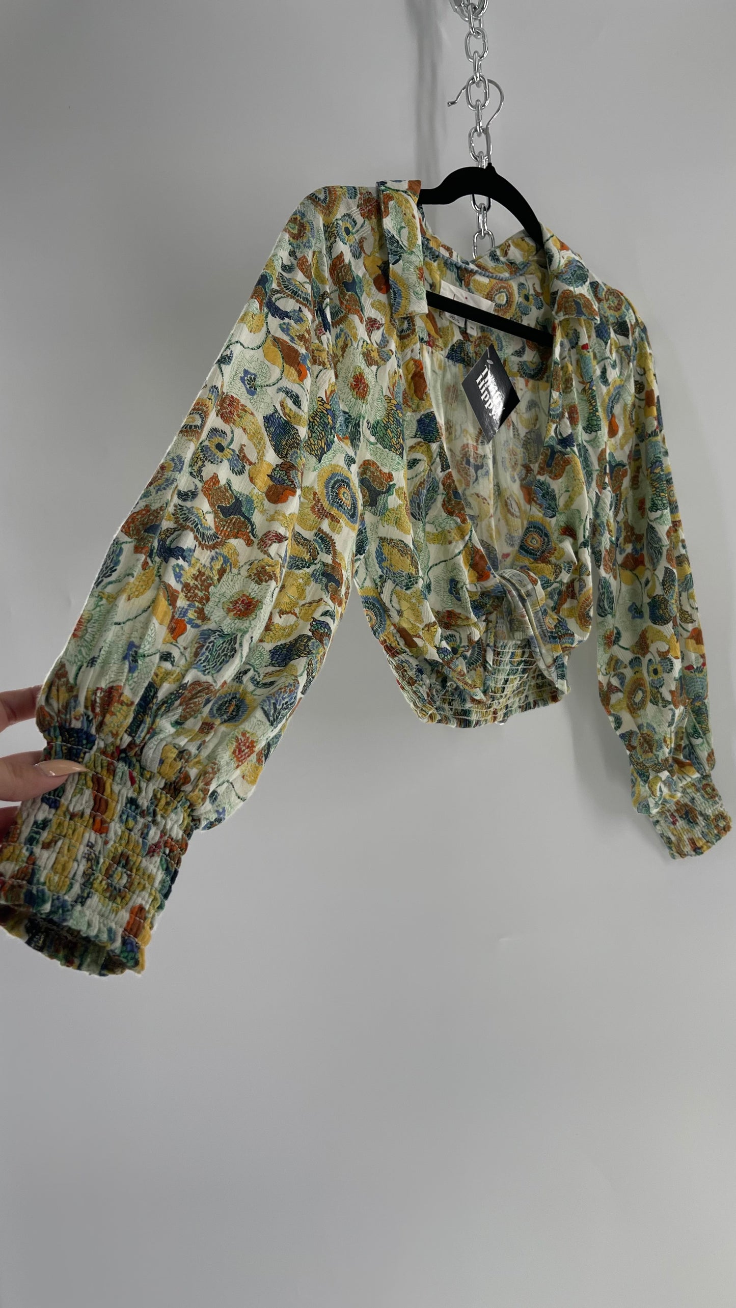 Anthropologie Collared Crop (XXS)
