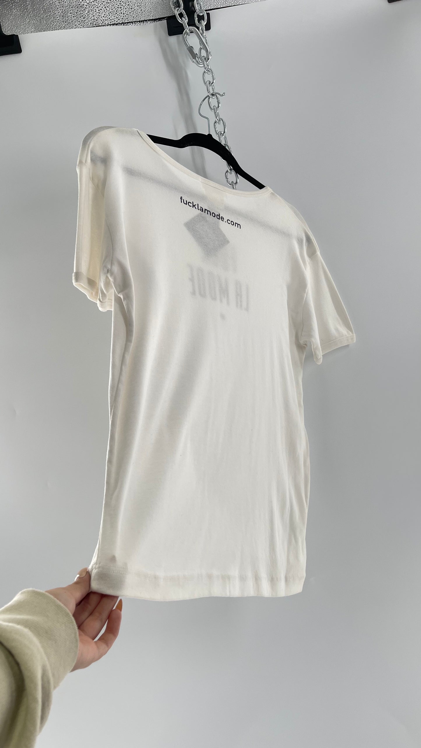 Deadstock Vintage Fuck La Mode T Shirt with Tags Attached (Large)