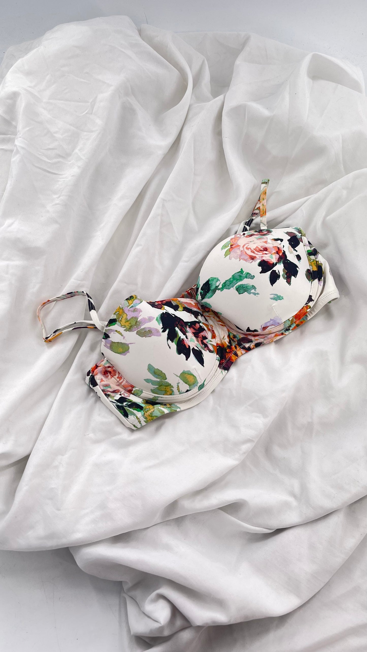 Anthropologie Sea Folly Floral Underwire Top (34D)