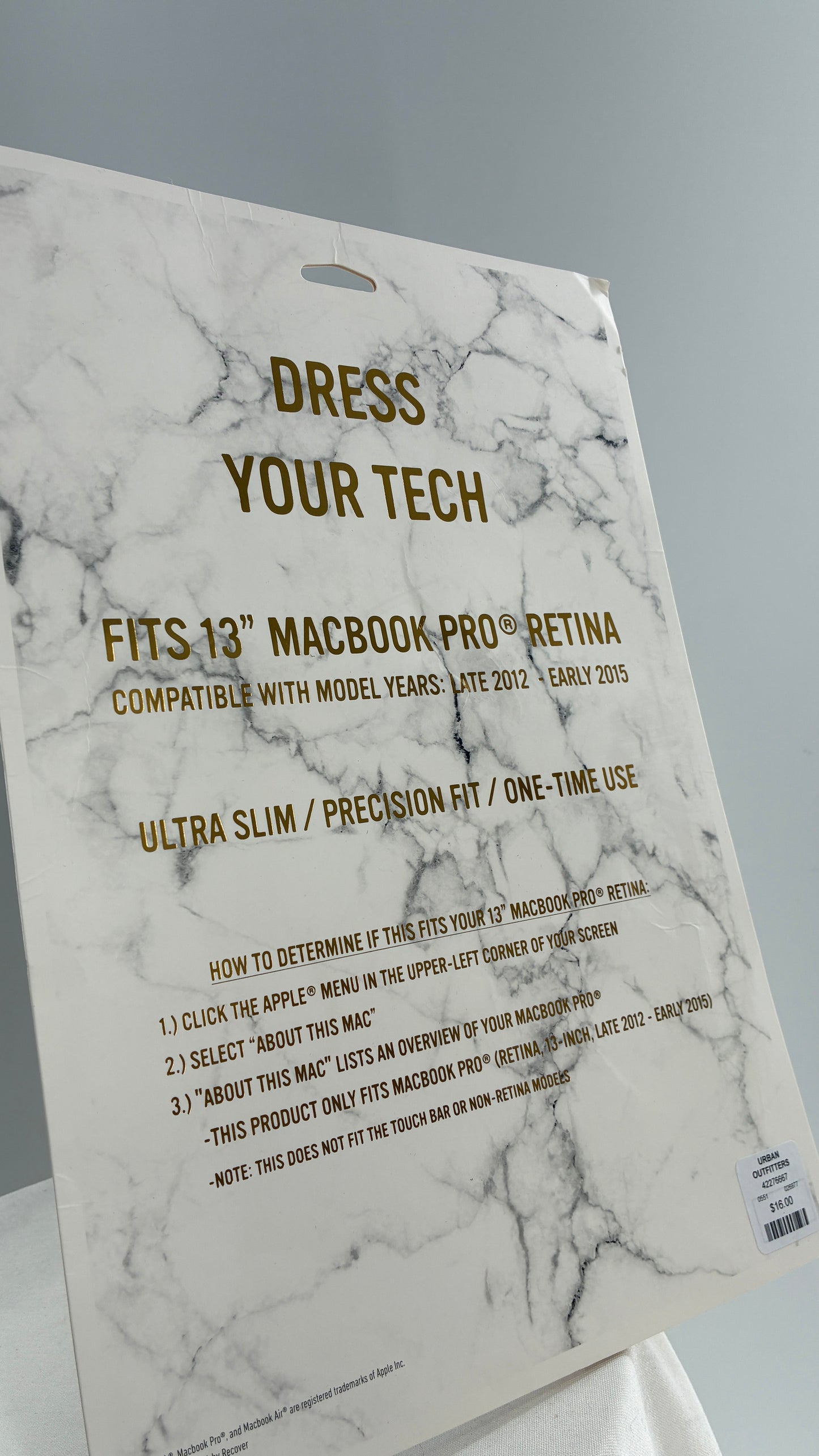 Urban Outfitters Marble Vinyl Laptop Skin