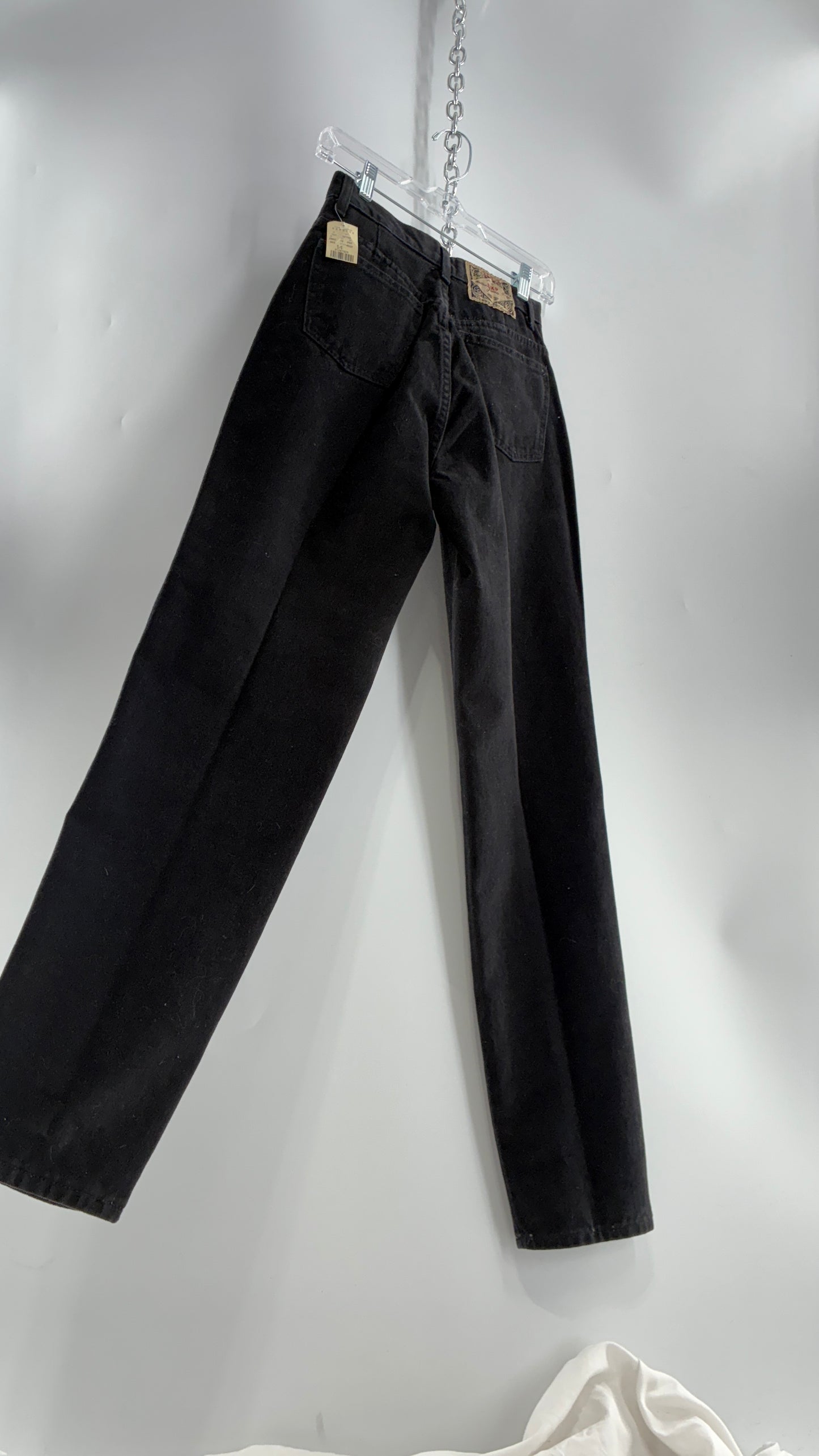 Deadstock Vintage 1980s EXPRESS Black High Waisted Mom Jean (5/6)
