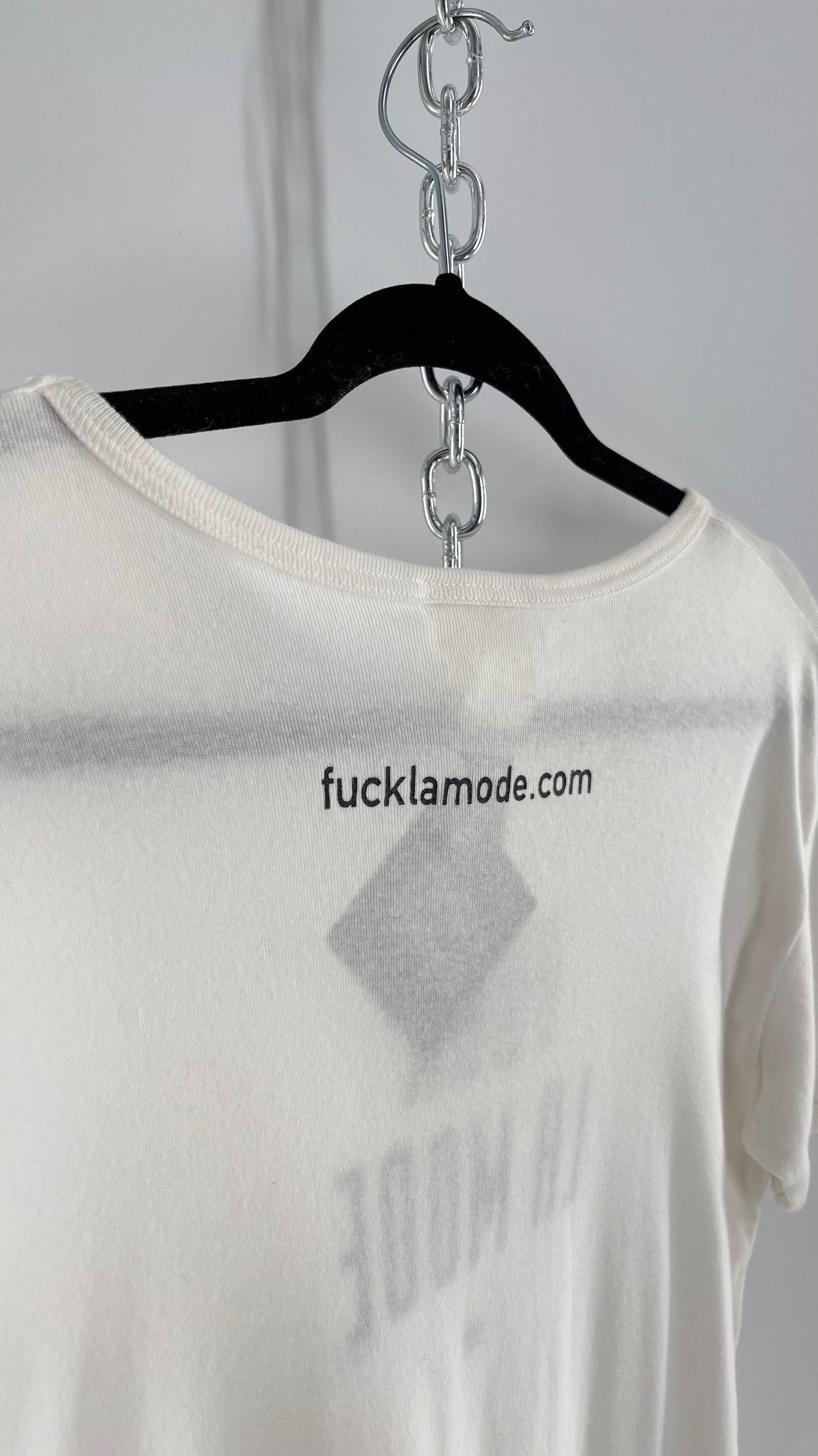 Deadstock Vintage Fuck La Mode T Shirt with Tags Attached (Large)