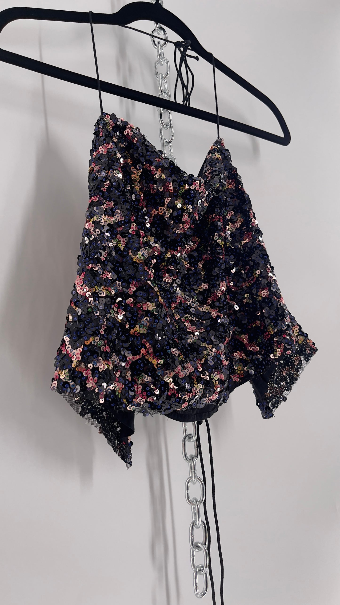 Urban Outfitters Multicolored Sequin Top (Medium)