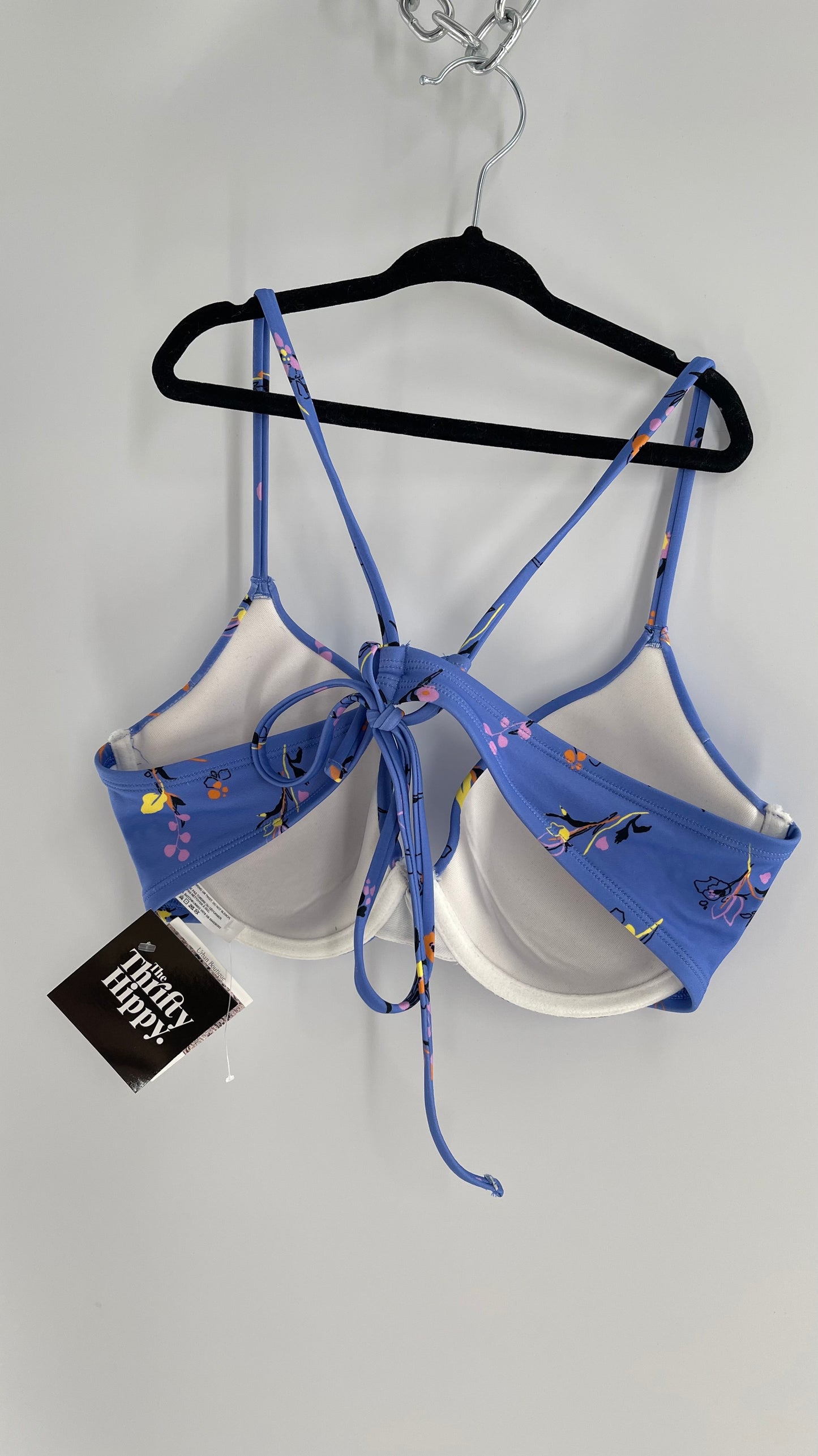 Urban Outfitters Out From Under Blue Periwinkle Underwire Swim Top (XL)