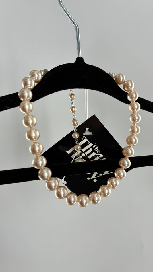 Vintage Pearl Choker Necklace