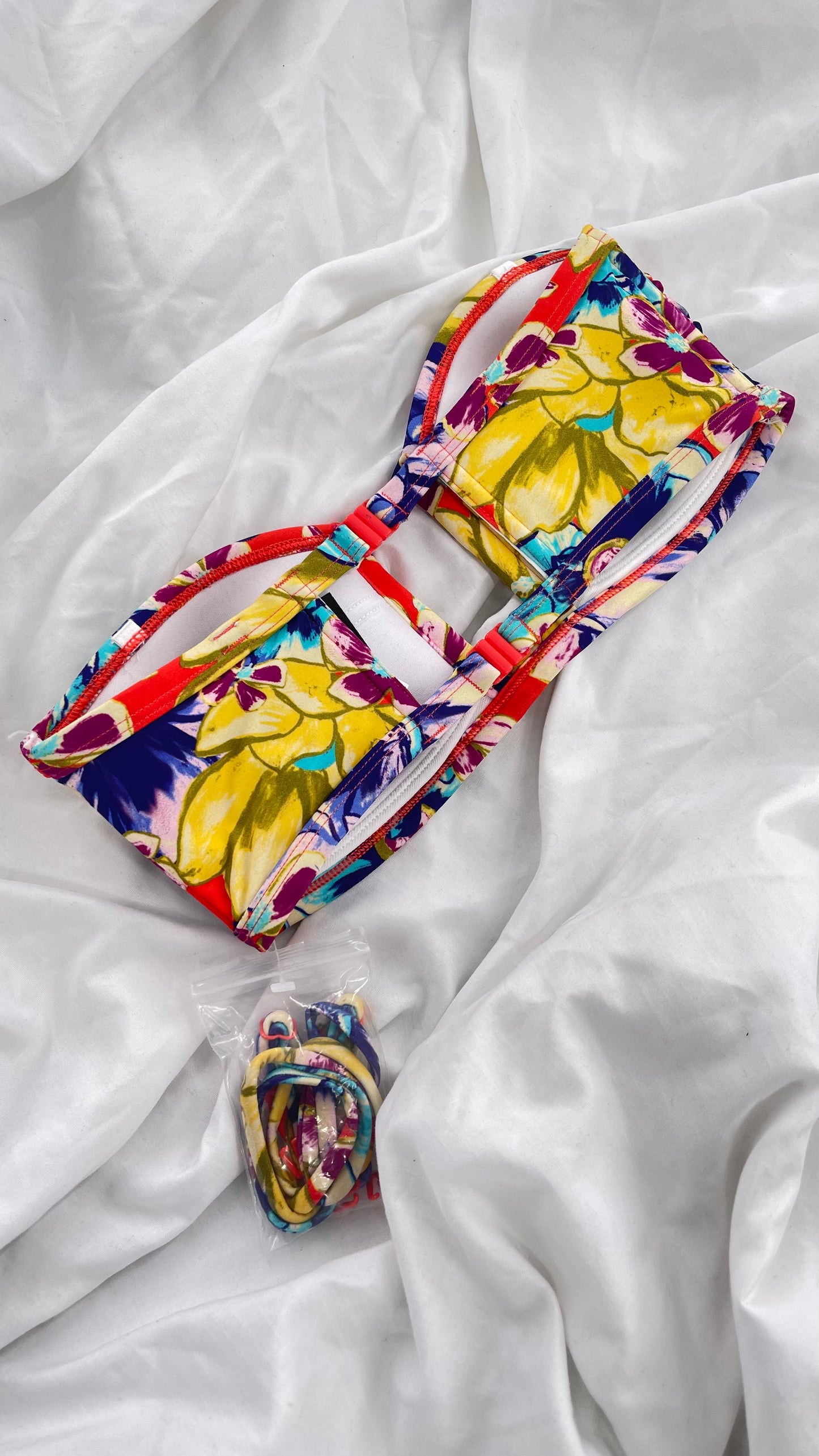 Urban Outfitters Out From Under Tropical Floral Swim Top (Small)