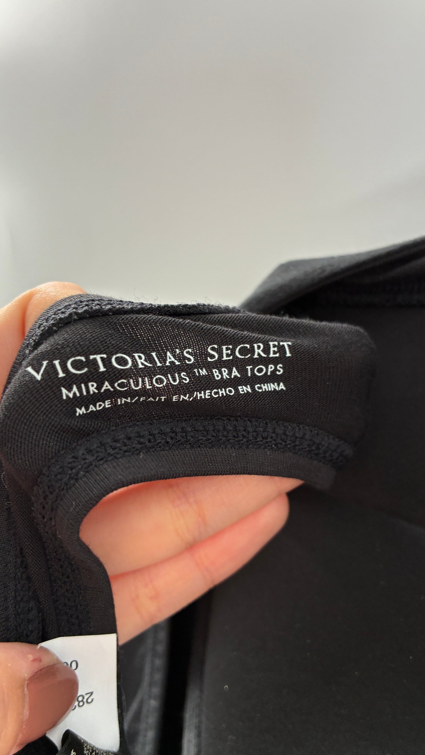 Rare Vintage Victoria’s Secret Black Jersey Knit Halter Voluminous Dress with Built in Padded Bra (34C)