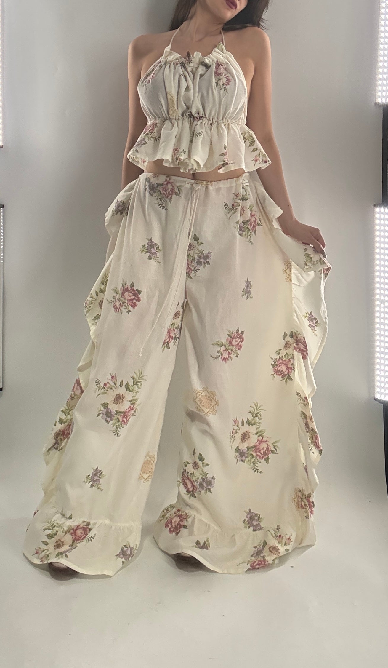 Vintage Handmade Floral Two Piece Set (XS-XL)