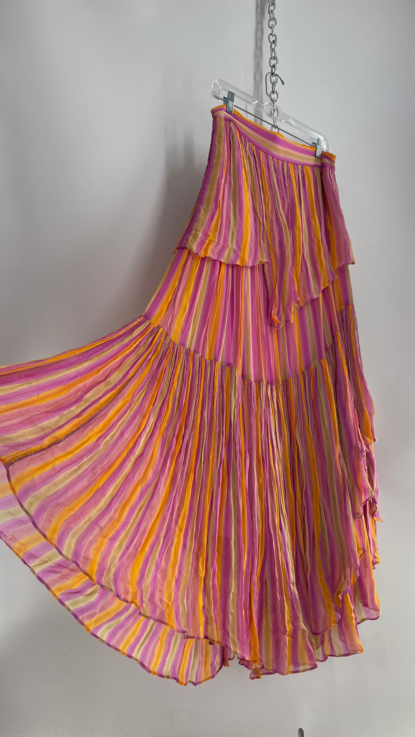 Free People Crimped Striped Voluminous Maxi Skirt (12)