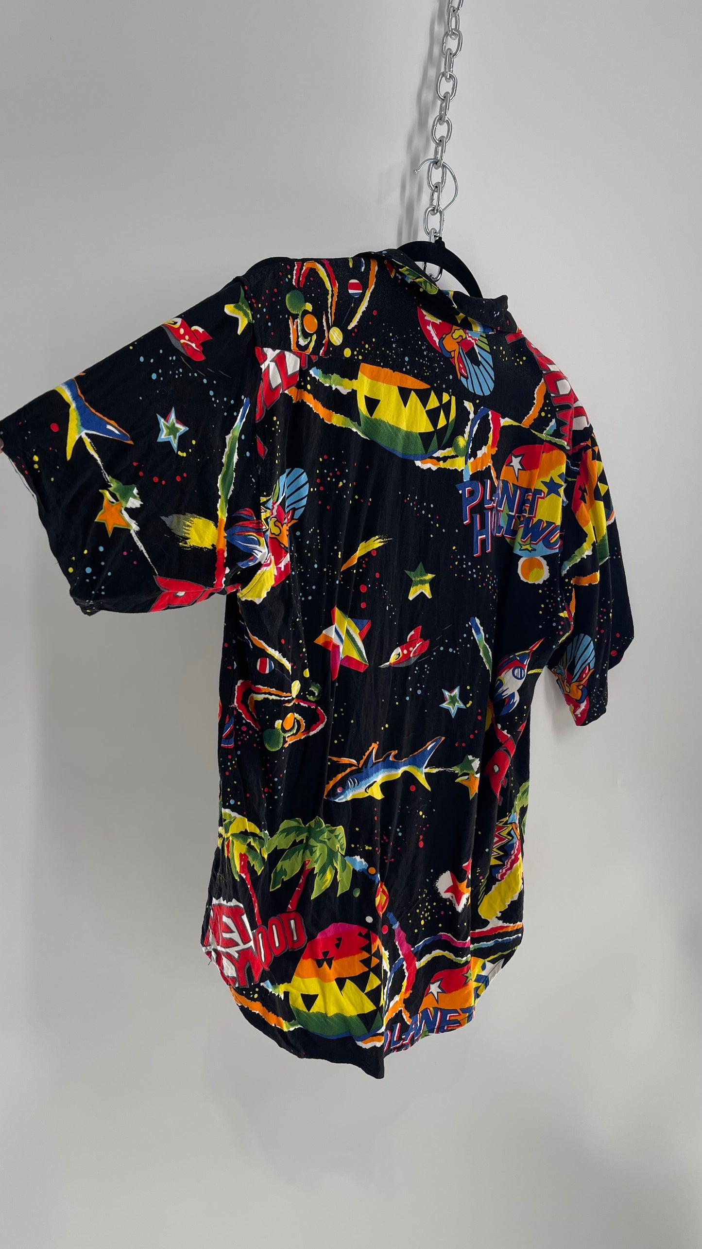 Vintage Planet Hollywood Men’s Button Up (Medium)