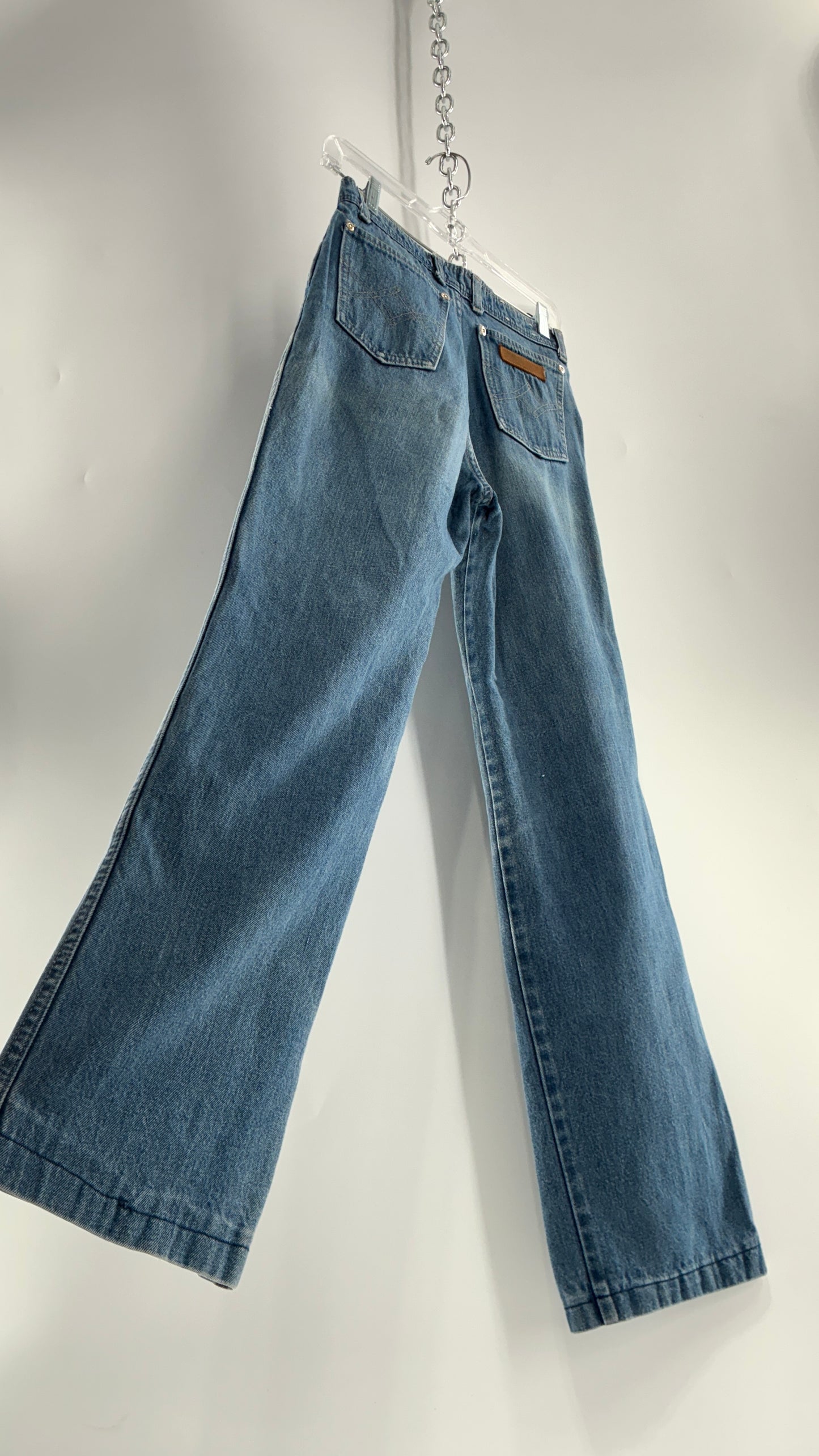 Vintage Oscar de la Renta Light Wash Straight Leg Jeans (10)