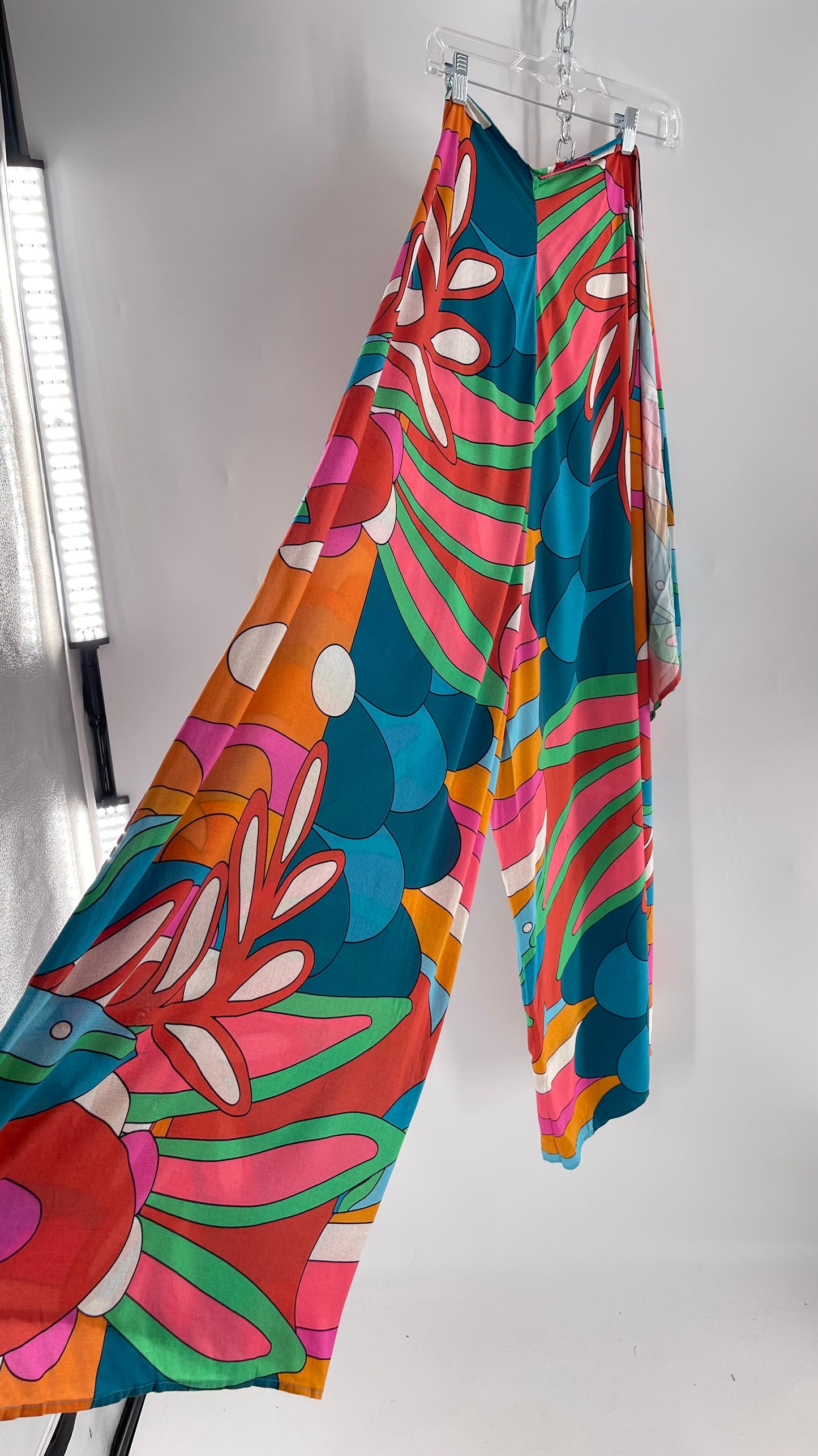 Handmade 9 in 1 RIO IPANEMA Colorful Abstract Jumpsuit (One Size) •AS SEEN ON TIKTOK•
