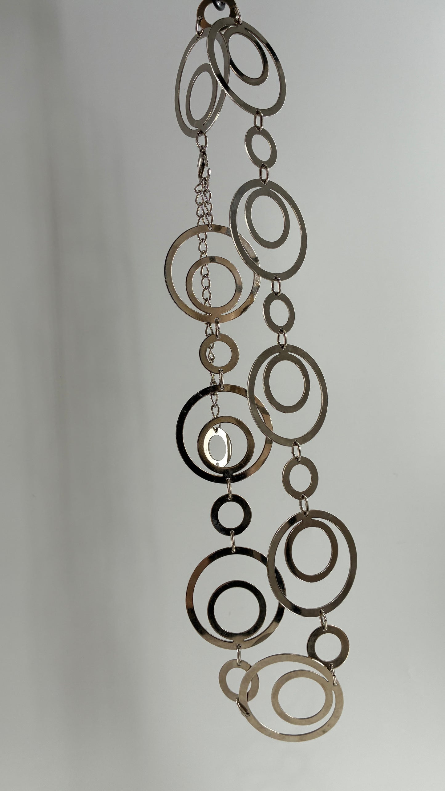 Vintage Disco Style Metal Circle Belt