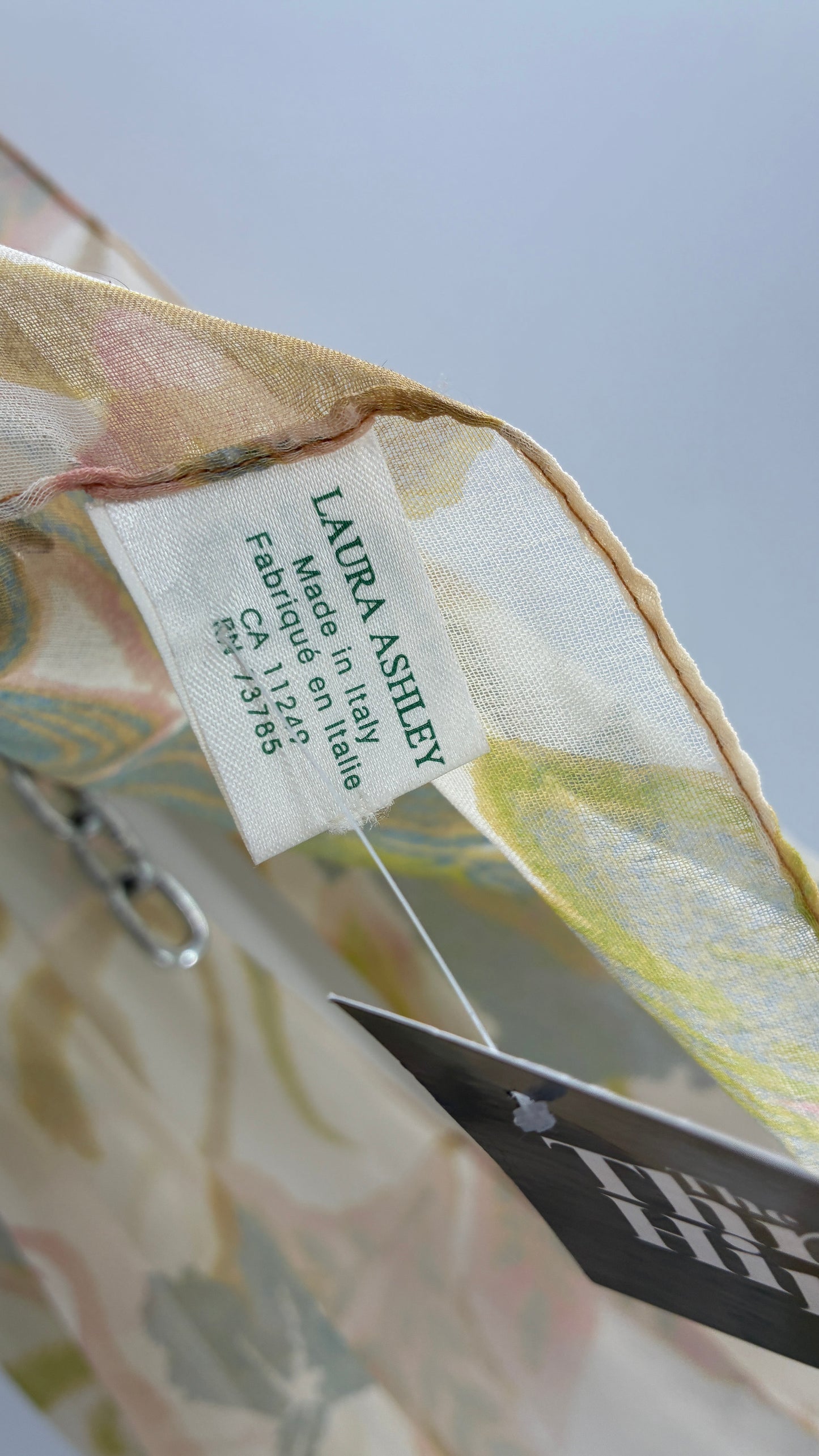 Vintage Laura Ashley Silky Neutral Scarf