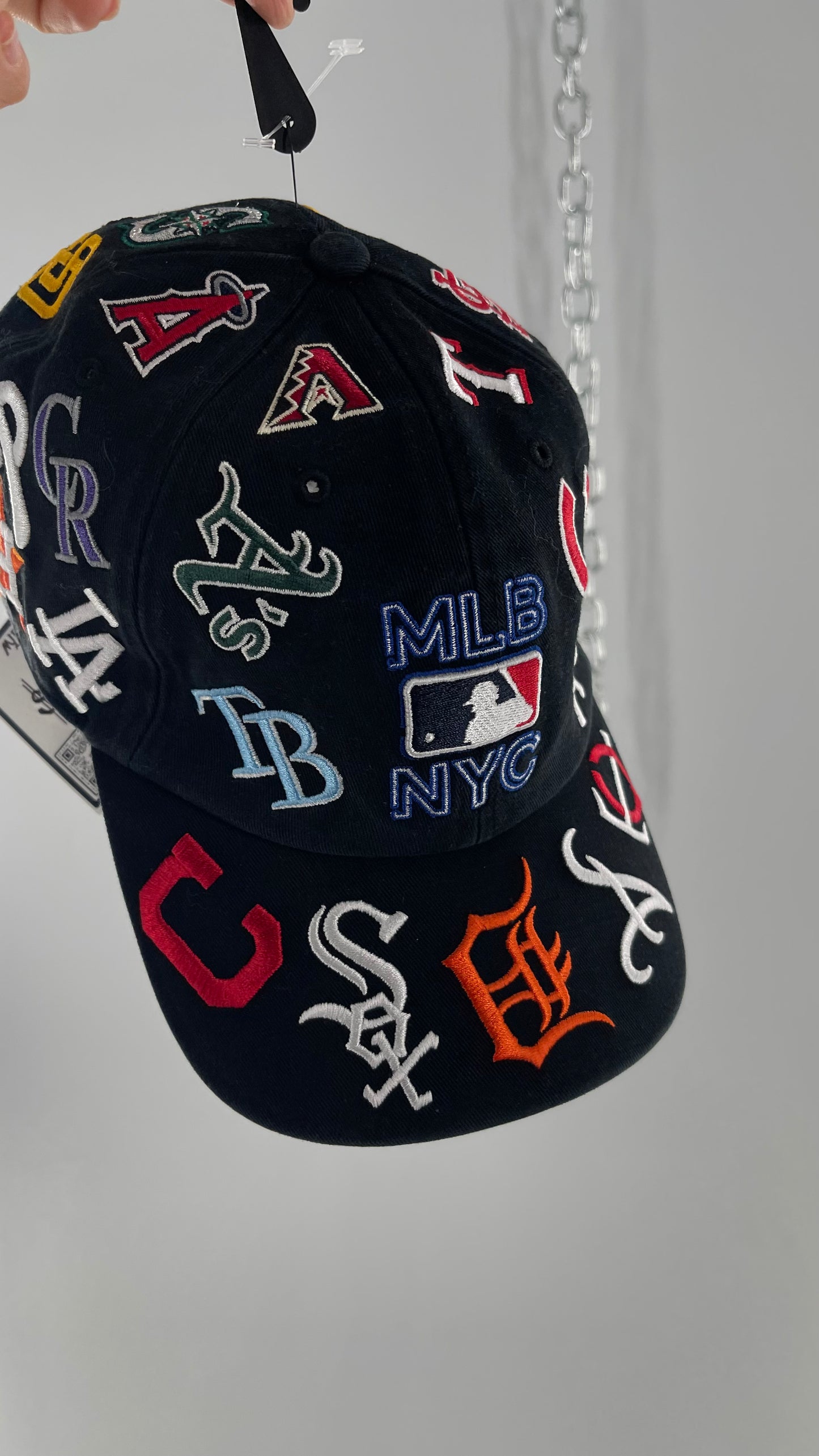 MLB Black Logo Baseball Hat