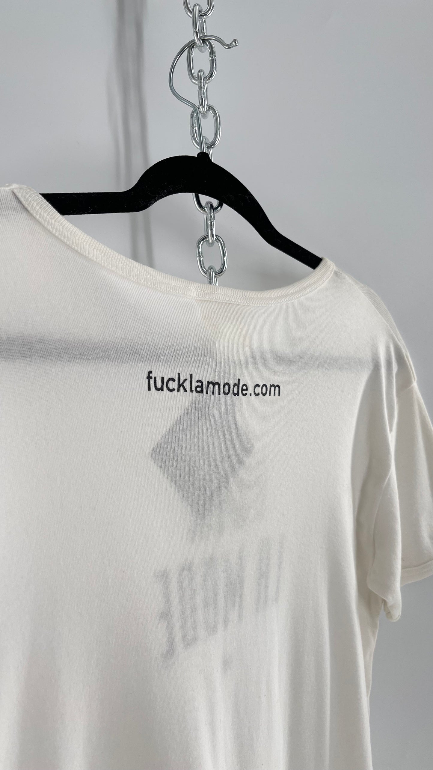 Deadstock Vintage Fuck La Mode T Shirt with Tags Attached (Large)