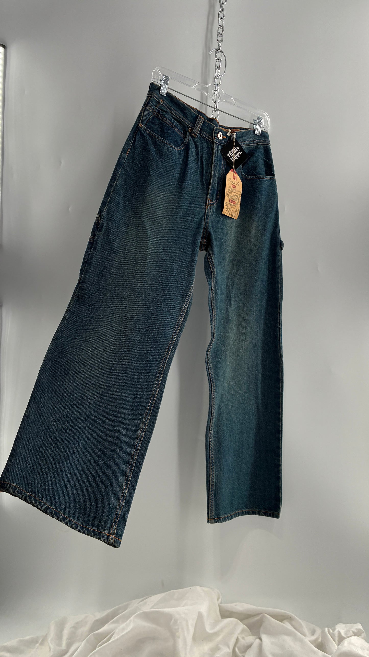 Deadstock Vintage Ecko Unlimited Baggy Fit Cargo Jeans (16Y)