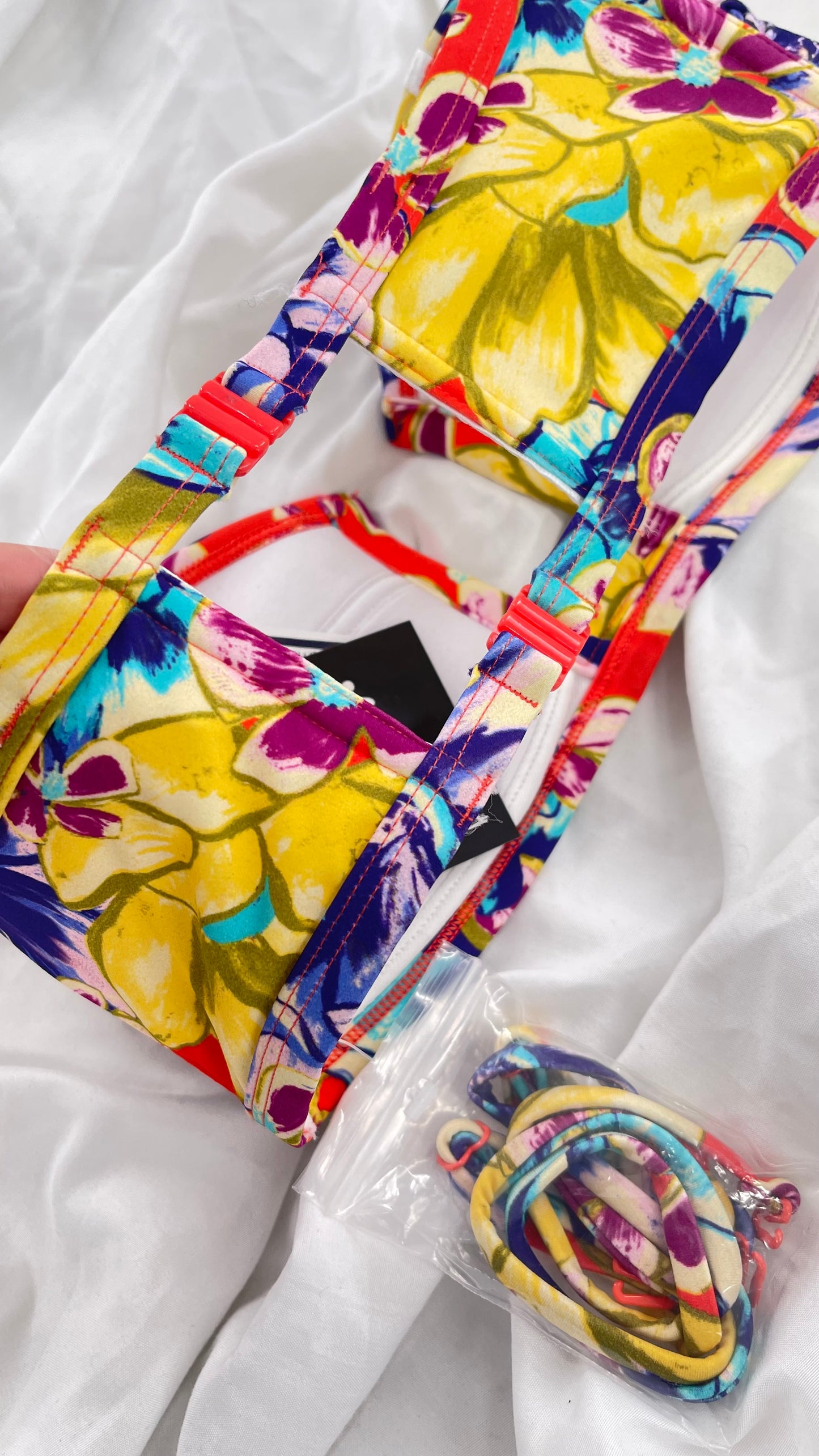 Urban Outfitters Out From Under Tropical Floral Swim Top (Small)