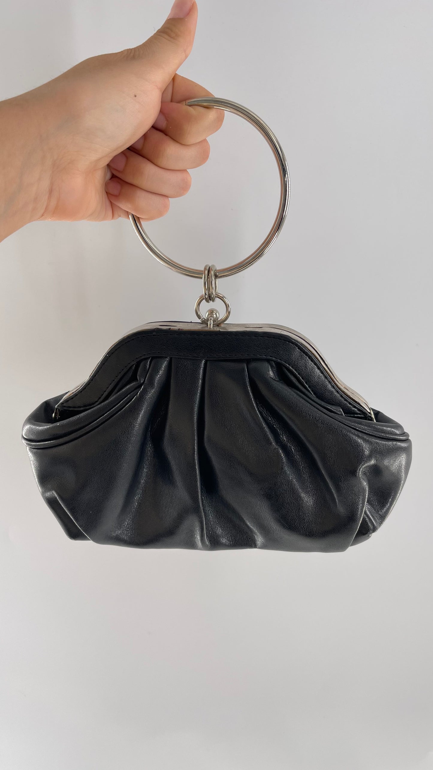 ALDO Black Leather Mini Purse