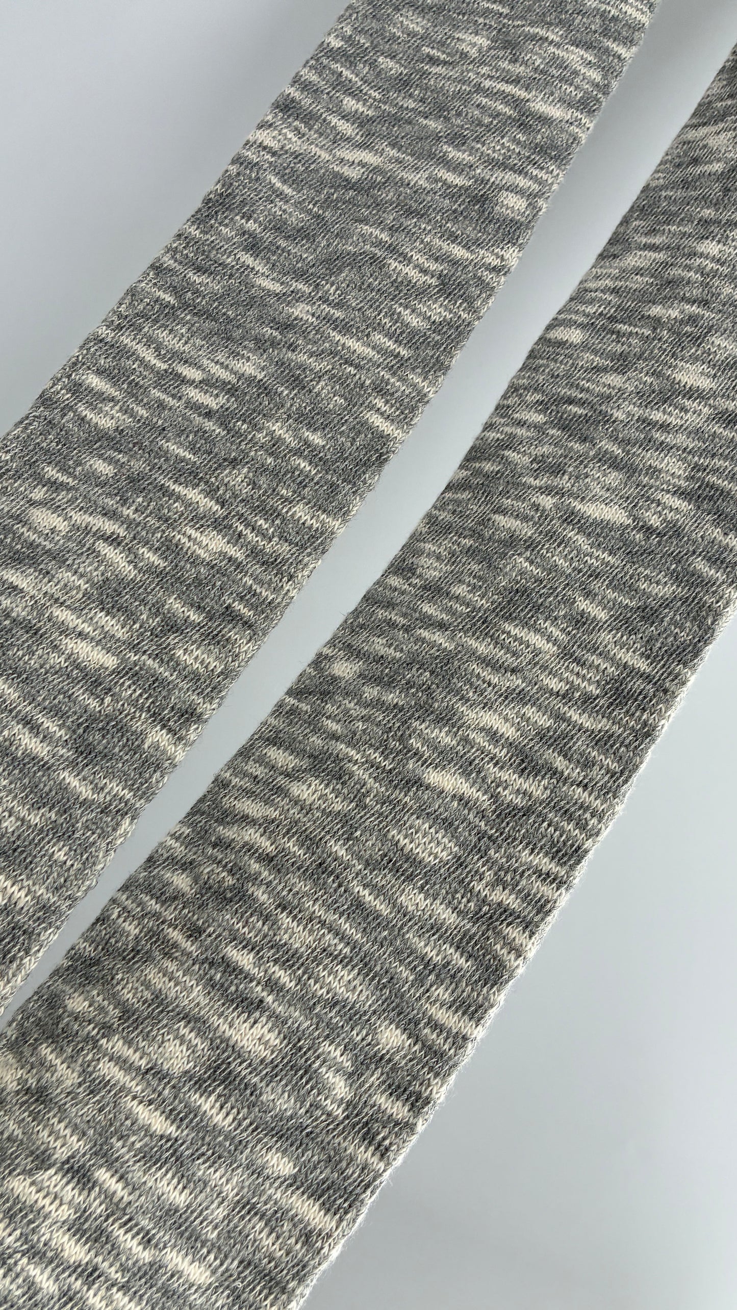 NWOT Grey Thick Knit Footless Tights