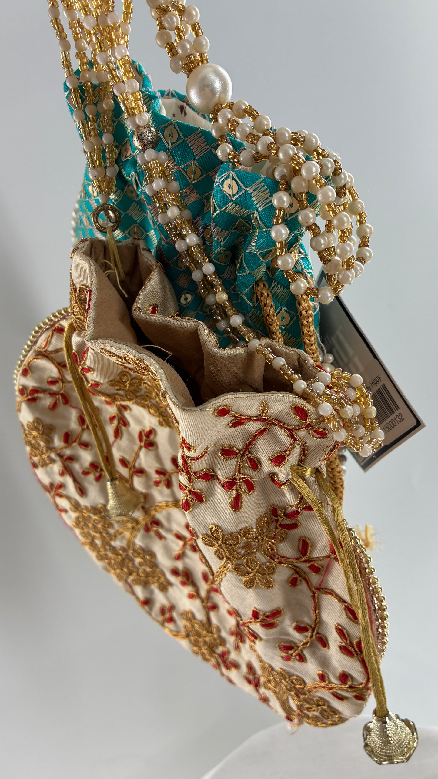 Vintage Beaded Wristlet Purse 2 Pc Set