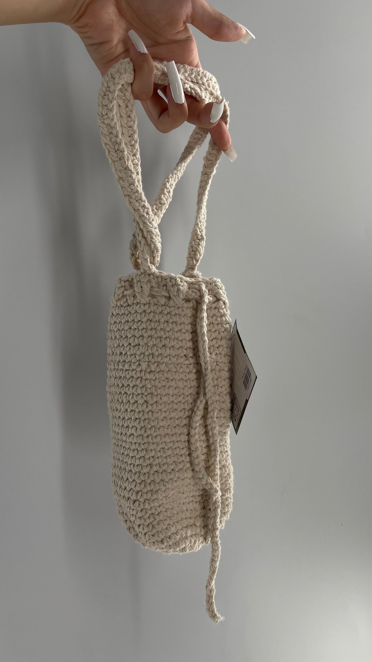 Imported Handmade Crochet Water Bottle Bag with Body/Shoulder Strap
