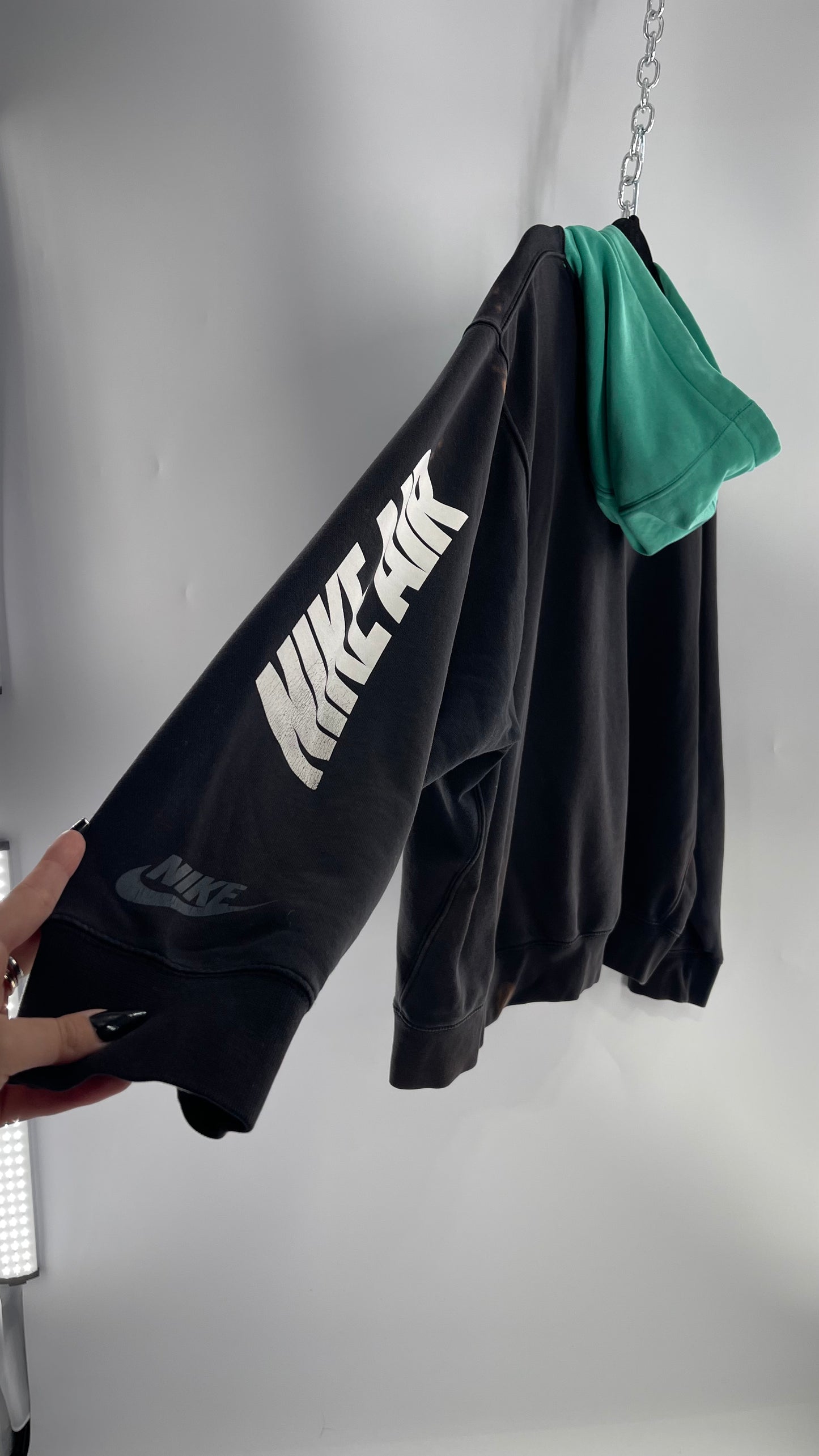 NIKE Air Color Block Nintendo Aesthetic Hoodie (XXL)
