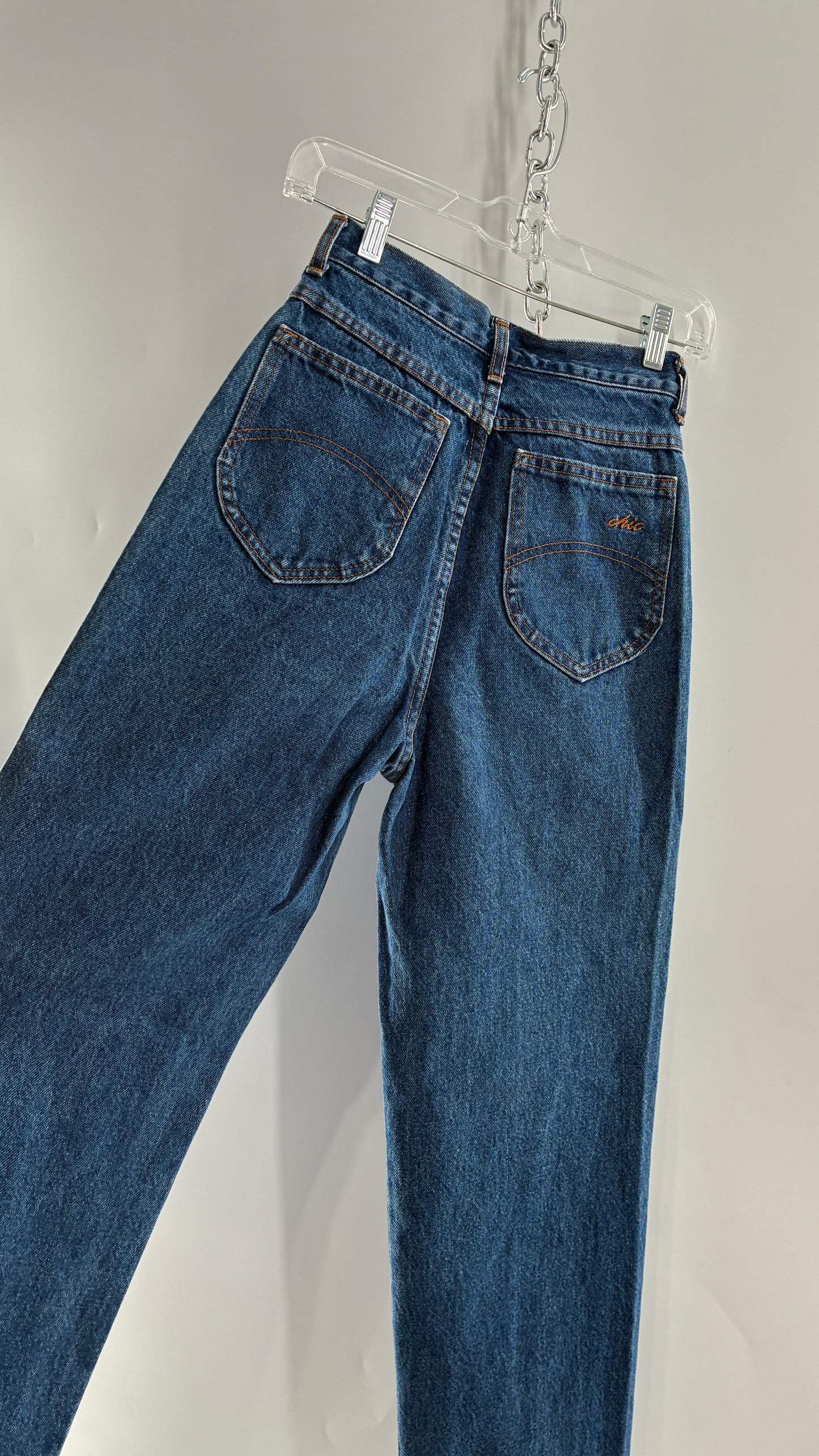 Vintage 1980s CHIC Ultra High Waisted Jeans (5Tall)