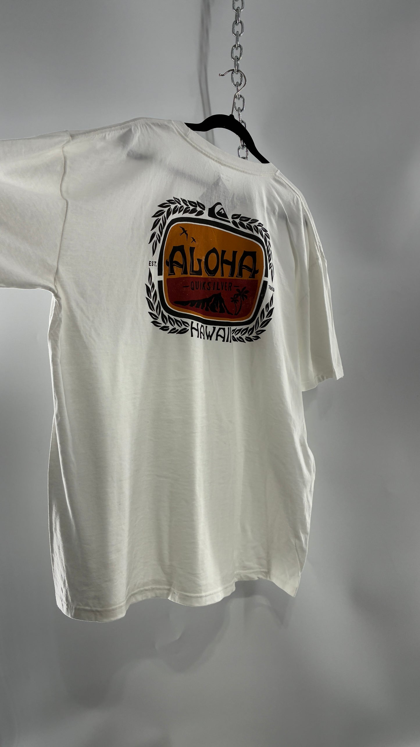 Vintage QUICK SILVER Graphic T Shirt (XXL)